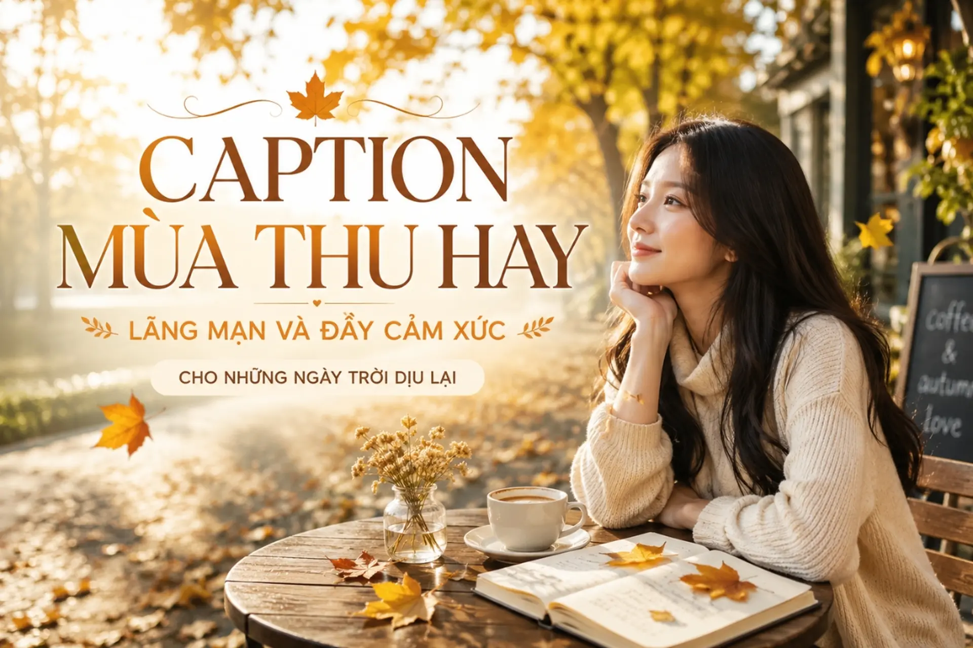 Caption mùa thu hay, lãng mạn và đầy cảm xúc cho những ngày trời dịu lại