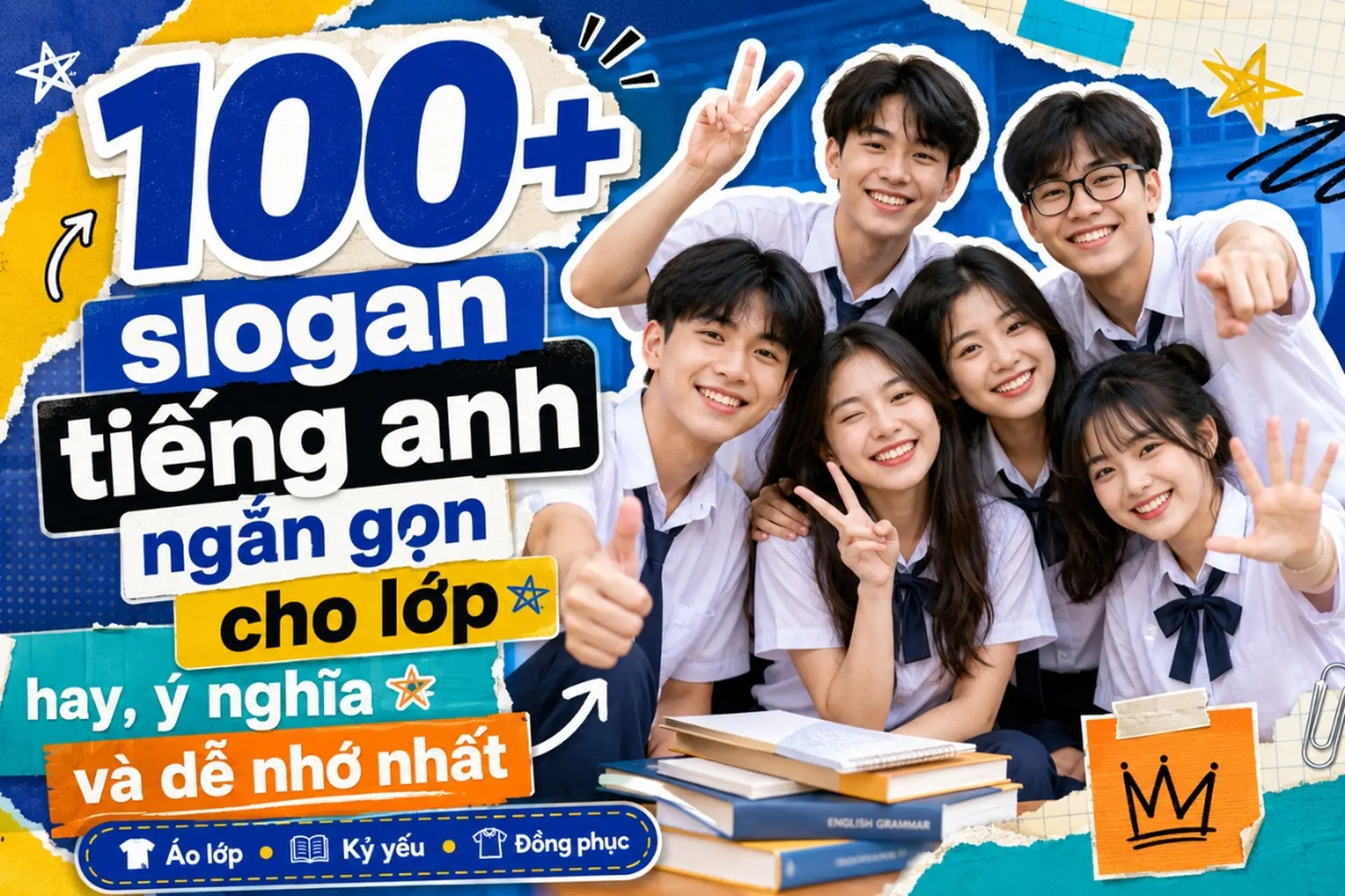 100+ slogan tiếng anh ngắn gọn cho lớp hay, ý nghĩa và dễ nhớ nhất