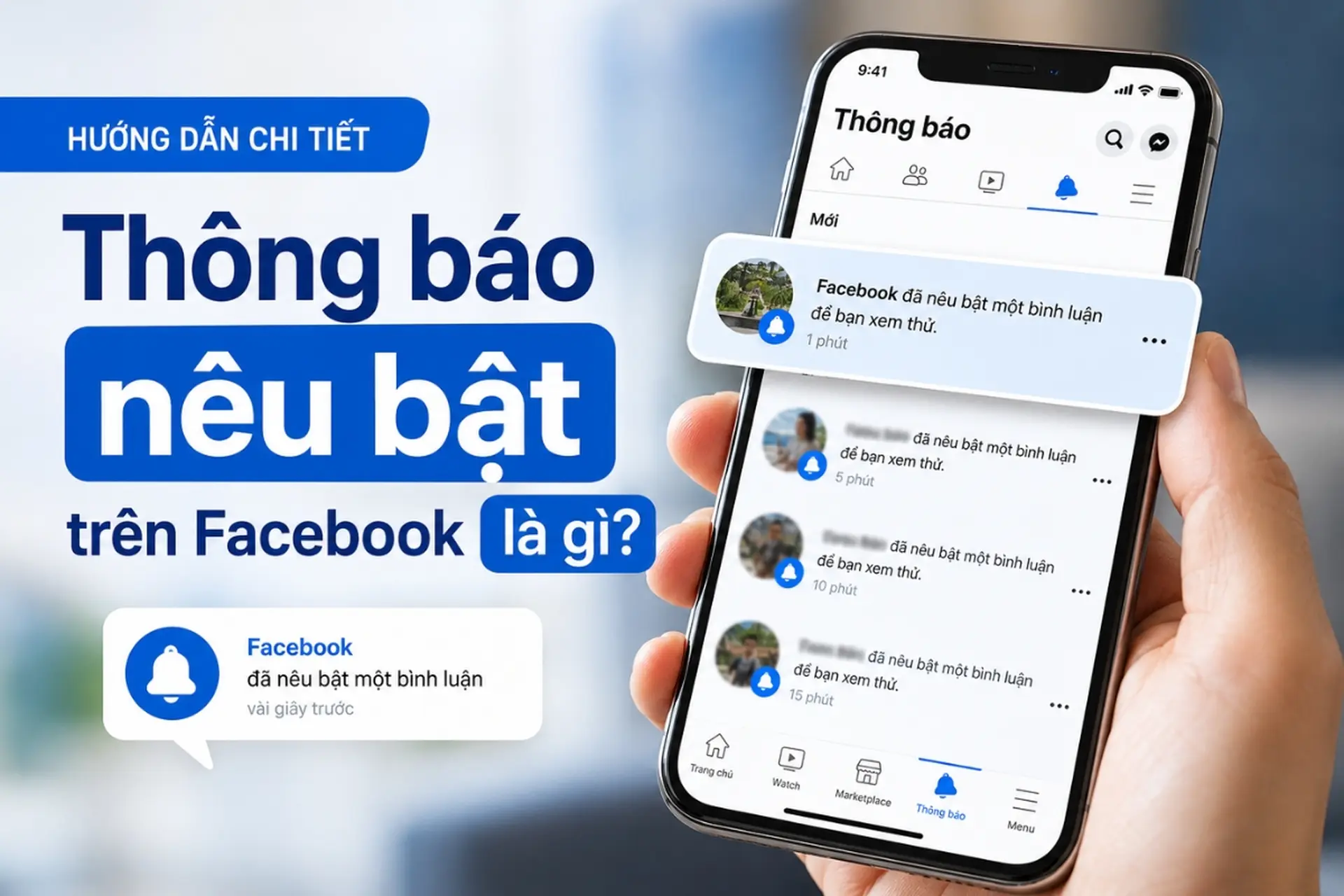 Thông báo nêu bật trên Facebook là gì? Cách bật và tắt thông báo nêu bật trên Facebook đơn giản