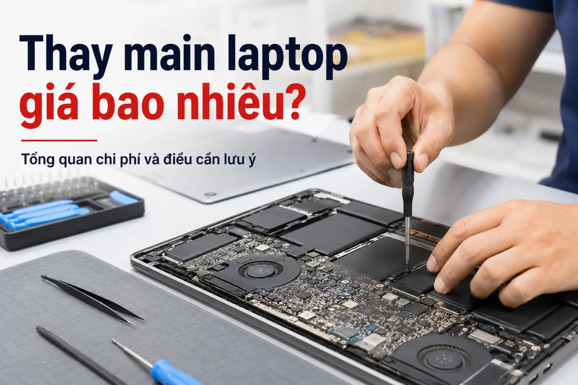 Thay main laptop giá bao nhiêu? Tổng quan về chi phí và những điều cần lưu ý