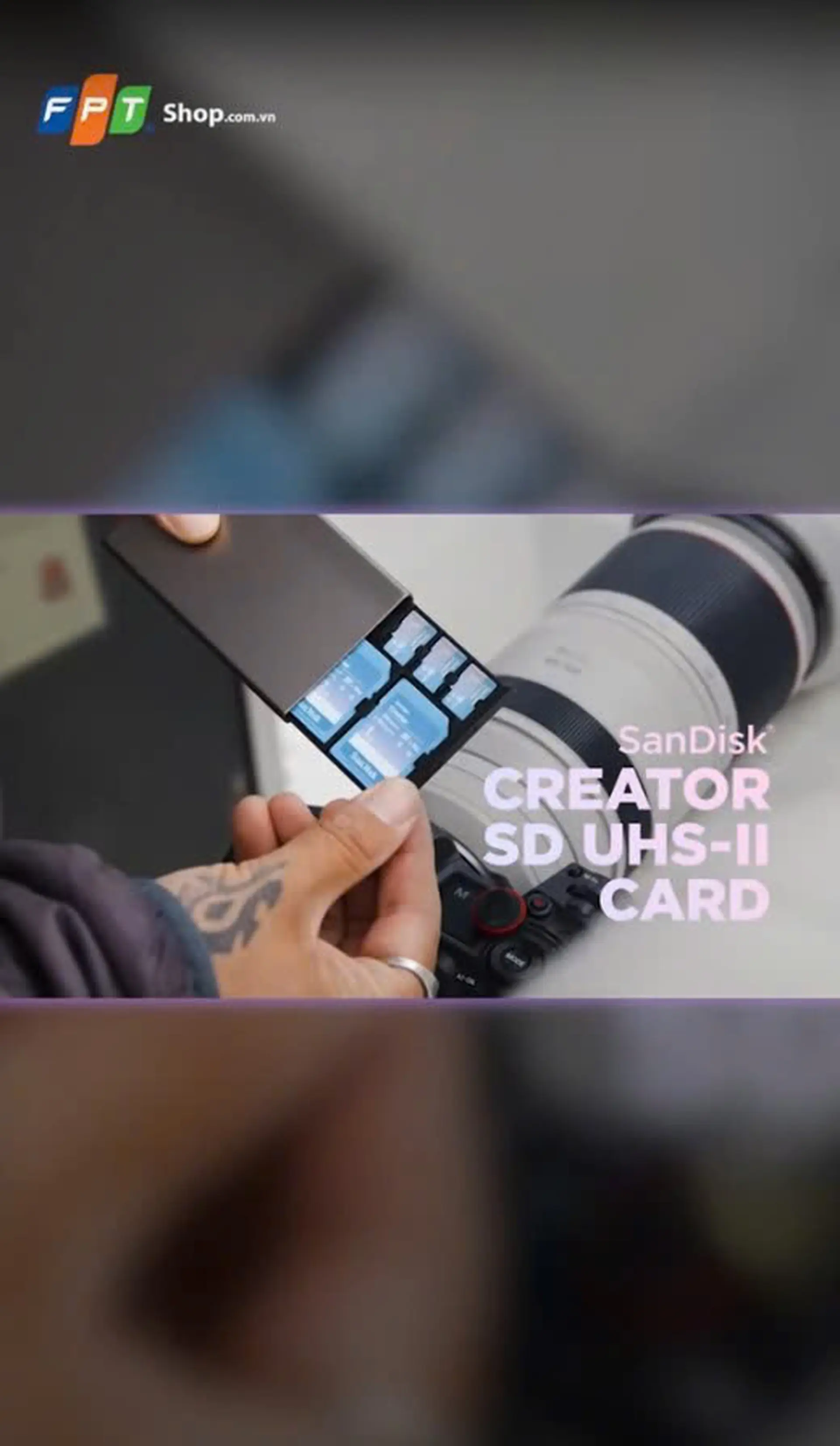 Thẻ nhớ SD Sandisk Creator V60