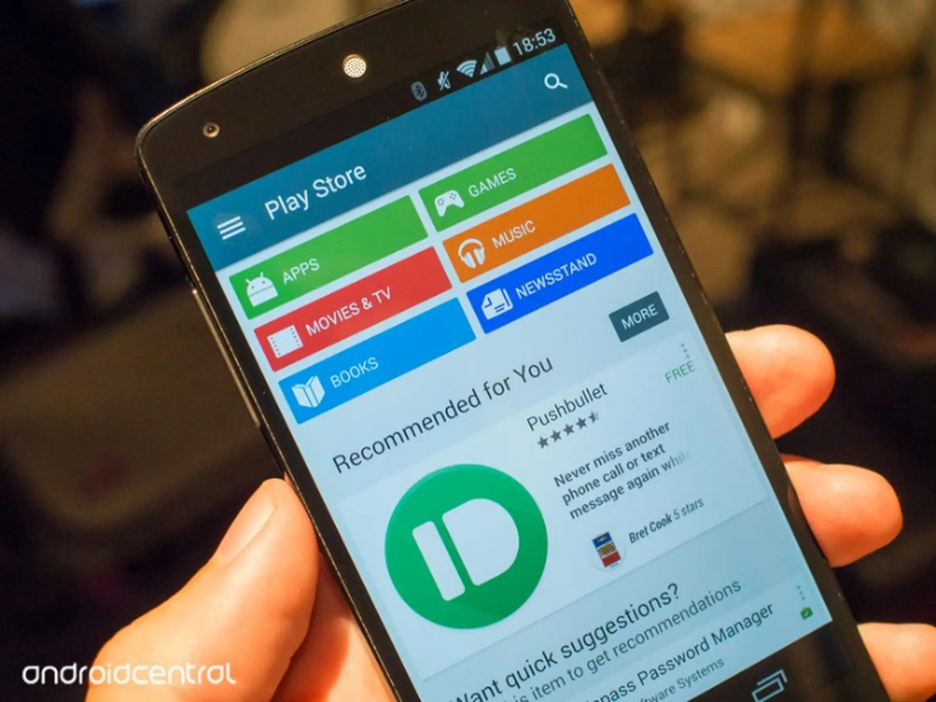 Google Play vừa được nâng cấp lên phiên bản 5