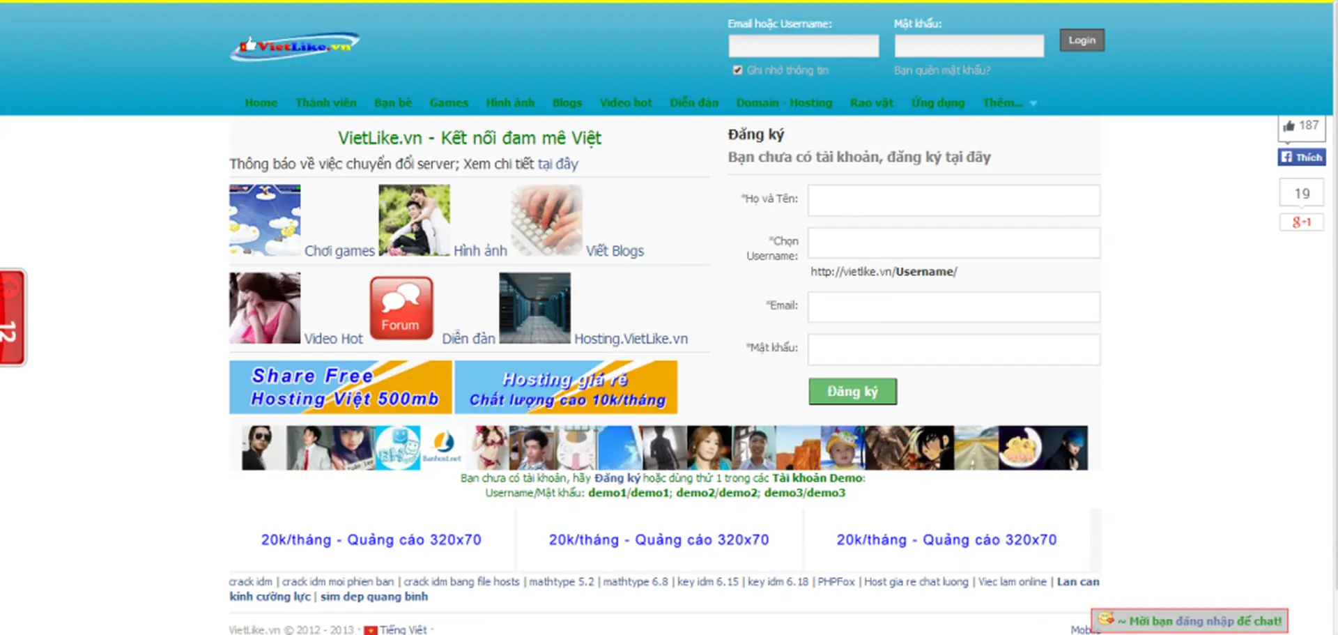 Vietlike.vn –Mạng xã hội mới “Facebook của người Việt”