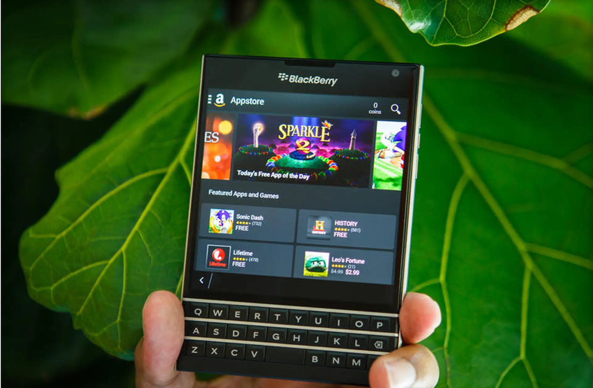 Phần mềm và tính năng trên BlackBerry Passport 