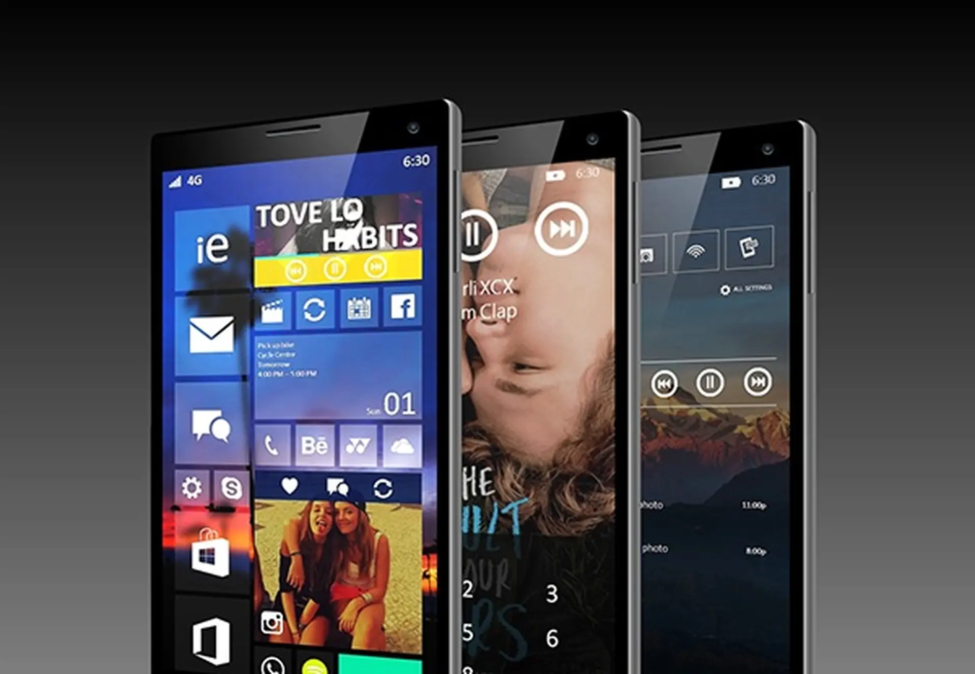 Concept Windows Phone 10 phô diễn nhiều tính năng hấp dẫn