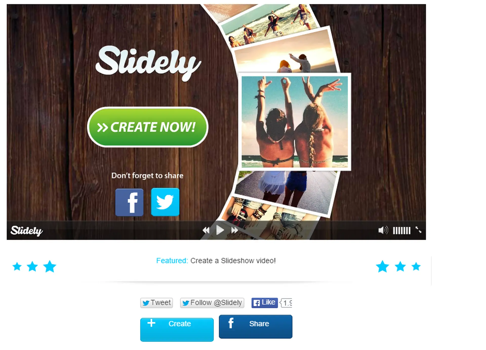 Hướng dẫn tạo video bằng ứng dụng Slidely đang gây sốt trên Facebook