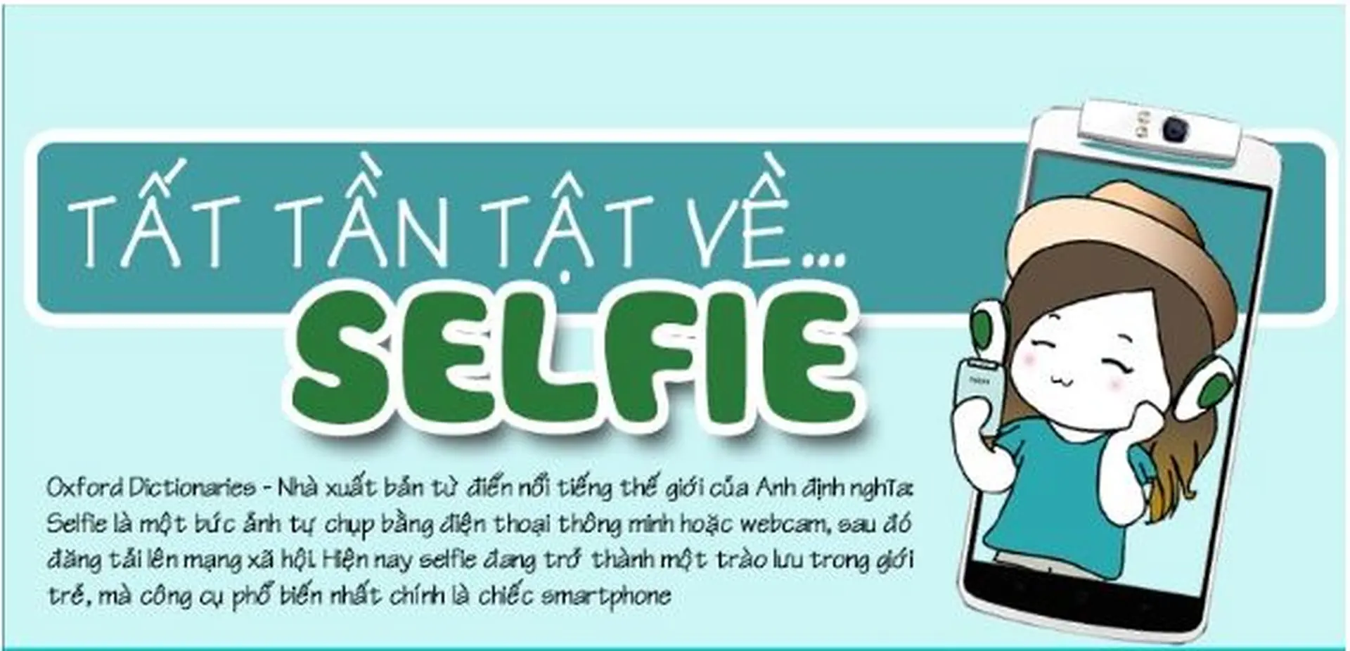 Infographic dành riêng cho tín đồ “tự sướng” bằng smartphone