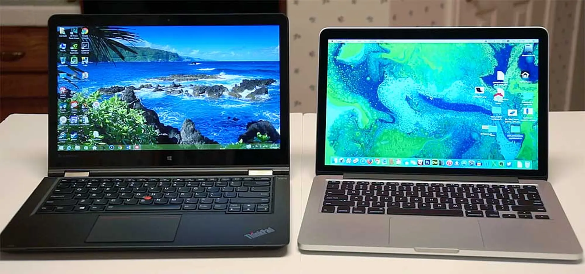 So sánh MacBook Pro Retina 13 và Lenovo ThinkPad Yoga 14