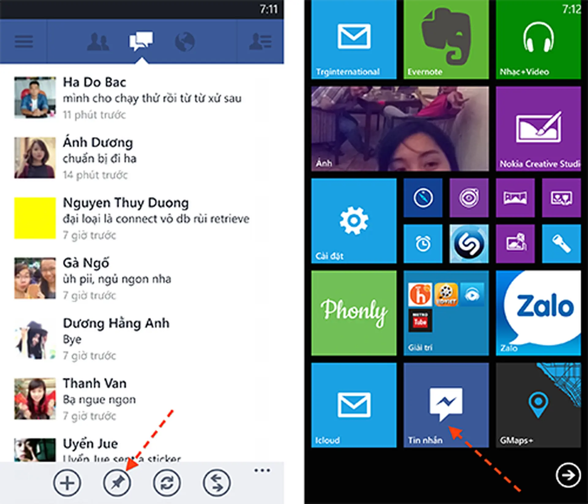 Hướng dẫn cài đặt và sử dụng Facebook trên Lumia 925