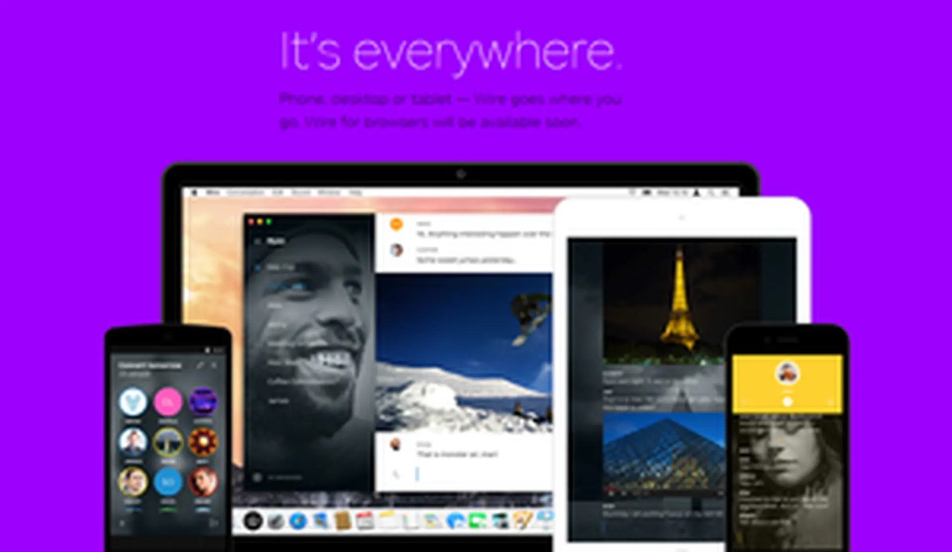 Ứng dụng truyền thông đa nền tảng Wire được ra mắt cho IOS, Androis và Mac