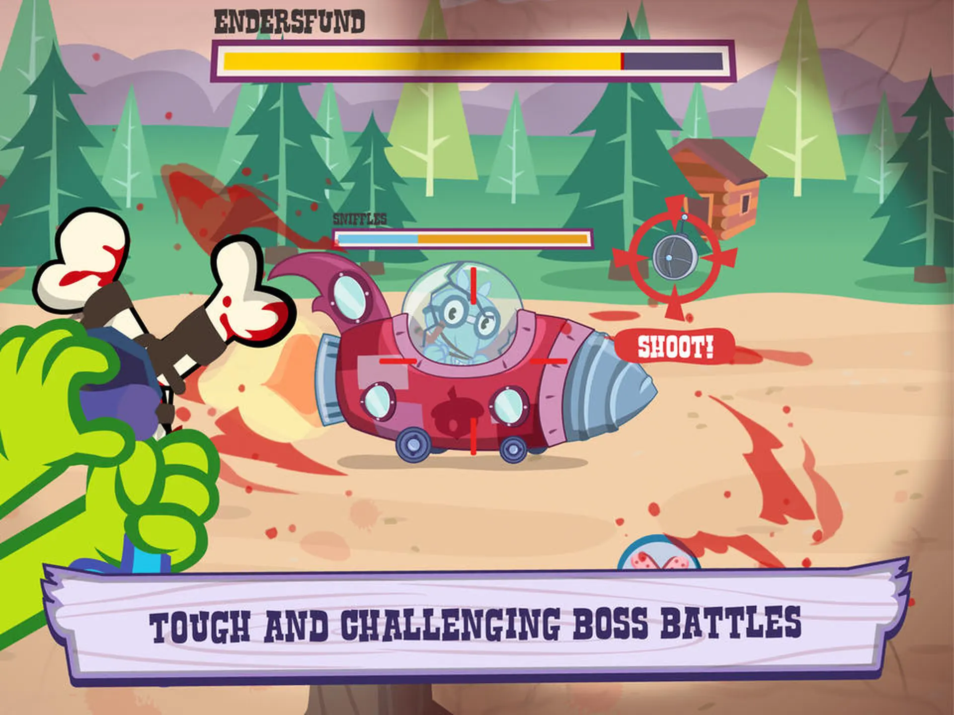 Happy Tree Friends: Deadeye Derby Tựa game hành động ngộ nghĩnh