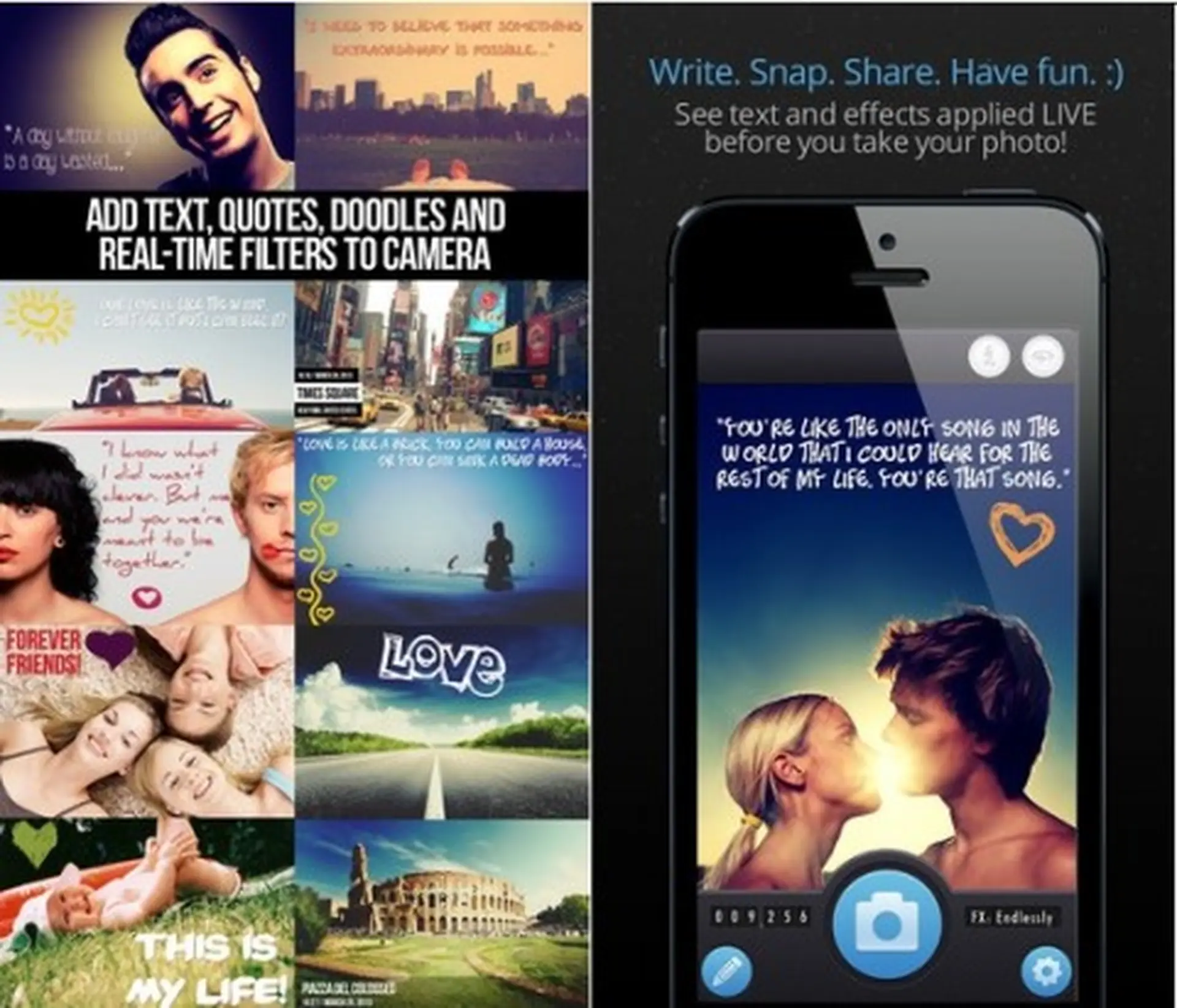 Sáng tạo cùng với Text Camera