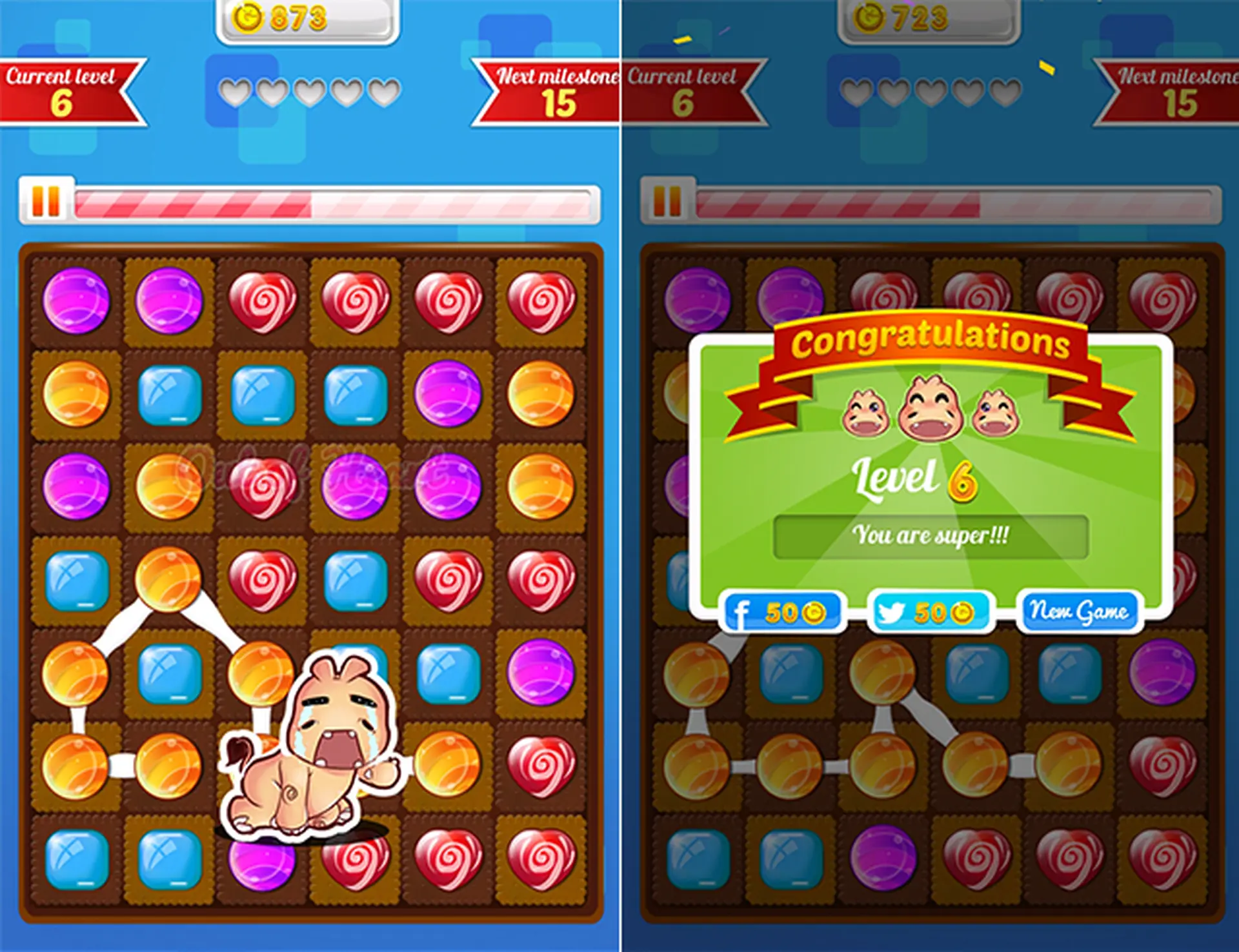 Sweet Madness: Những viên kẹo màu sắc