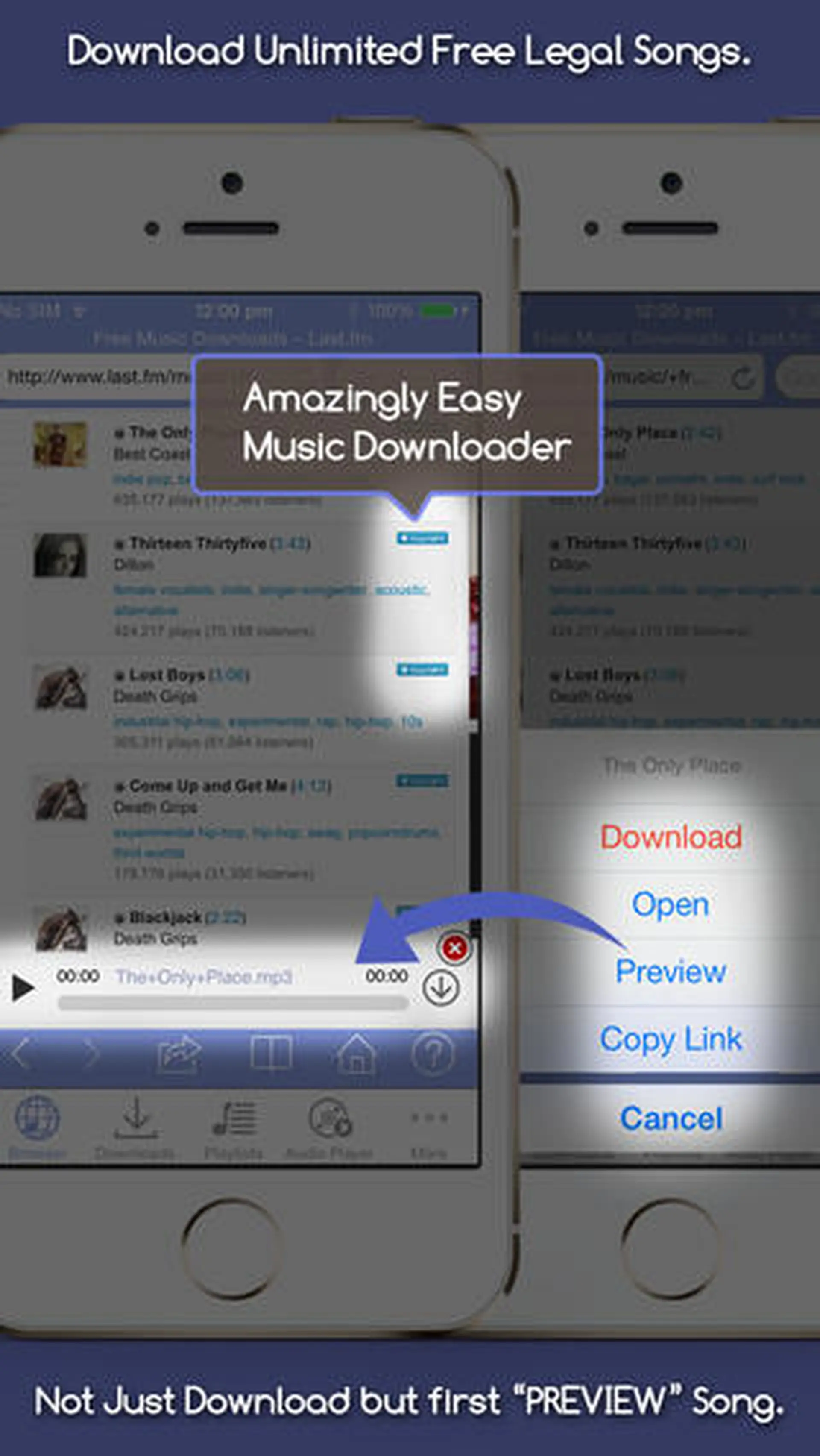 MP3 Music Downloader Free: Ứng dụng hỗ trợ tải nhạc cho Iphone/Ipad