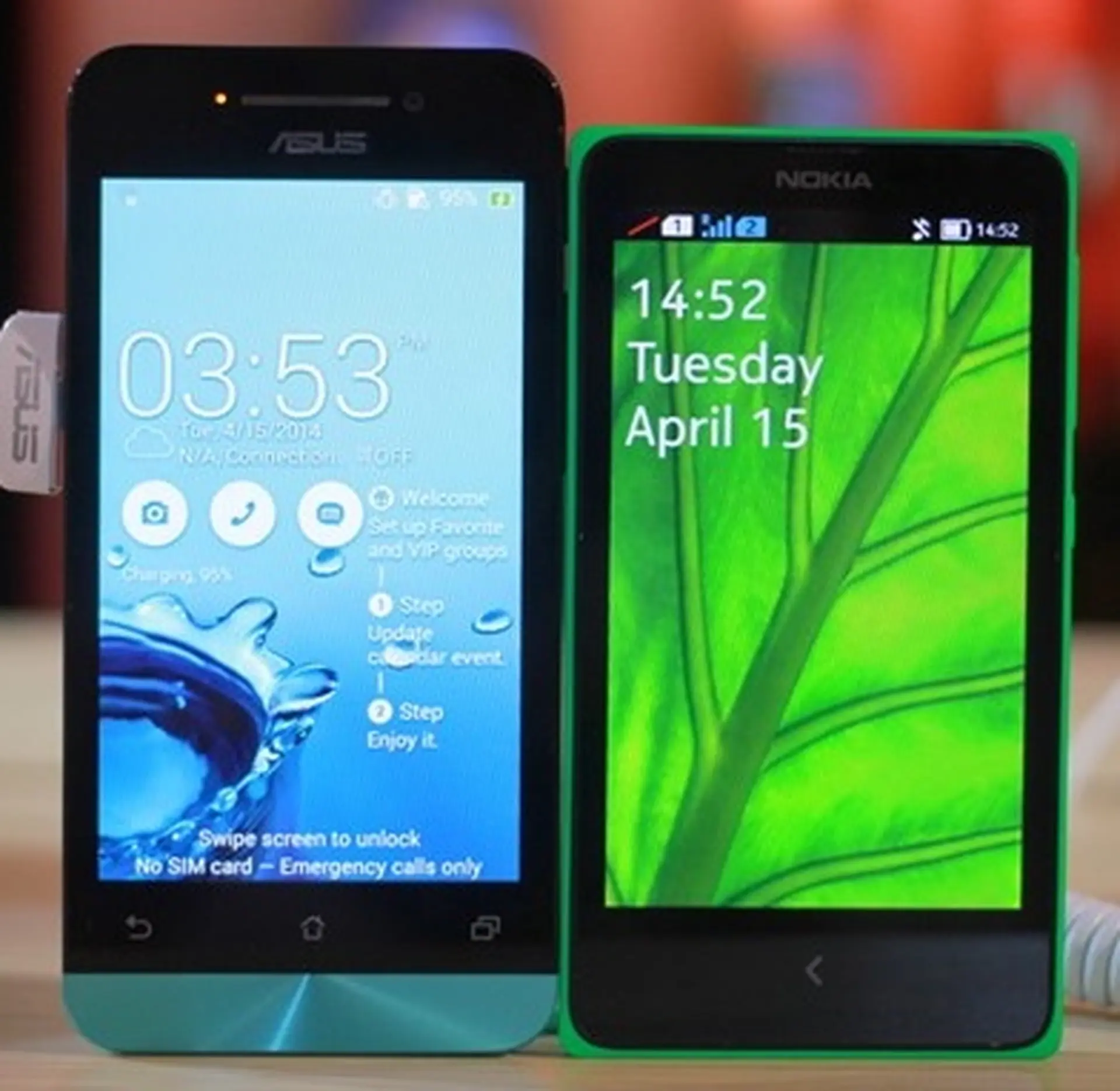 So sánh ASUS ZenPhone 4 và Nokia X