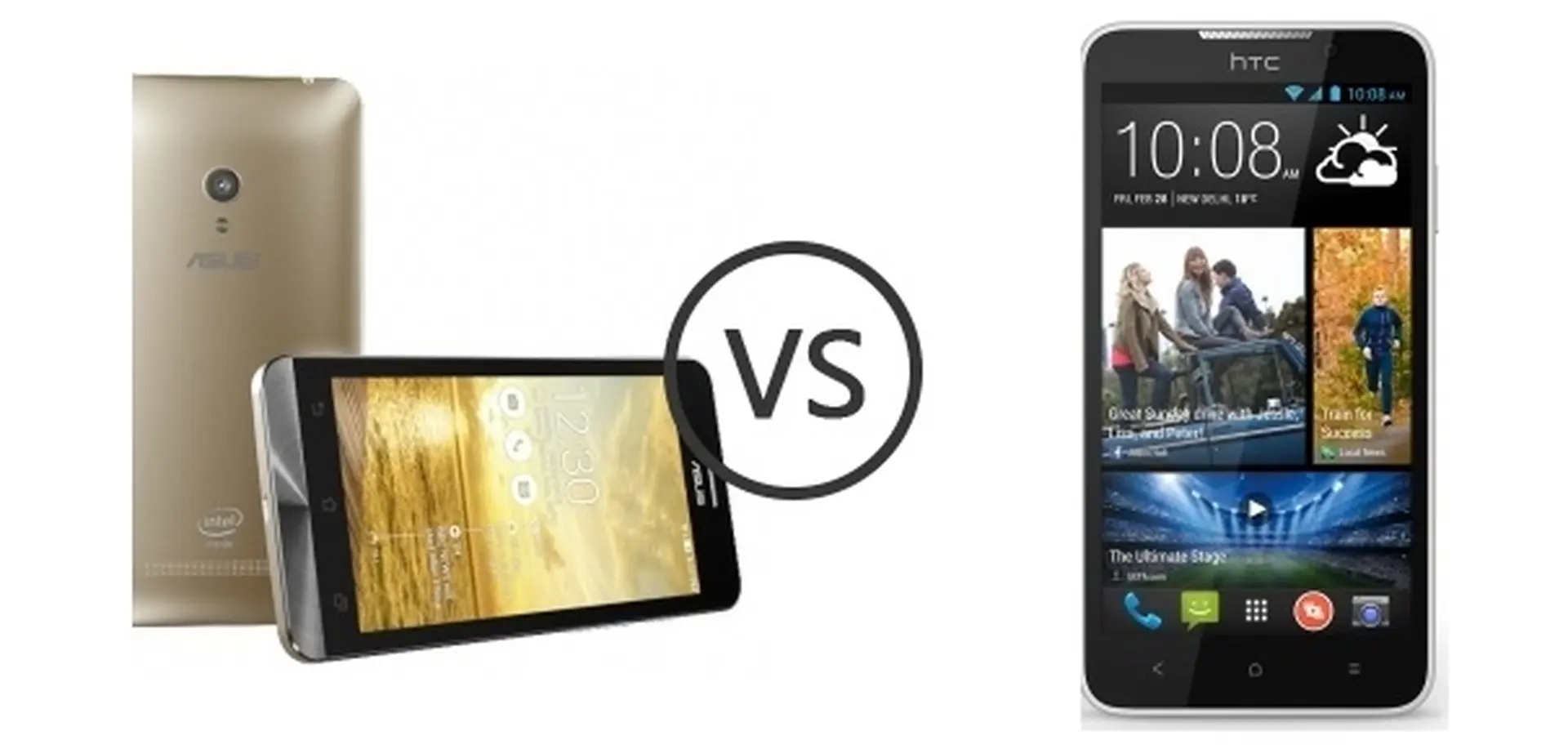 Zenfone 5 vs HTC Desire 516 đâu là sản phẩm tốt hơn