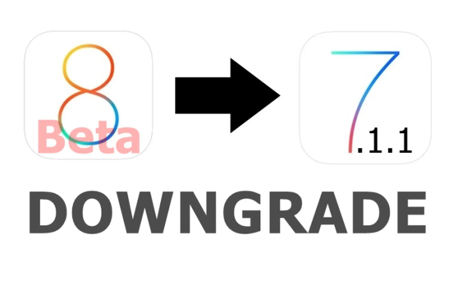 Hướng dẫn hạ từ iOS 8 về iOS 7.1.1