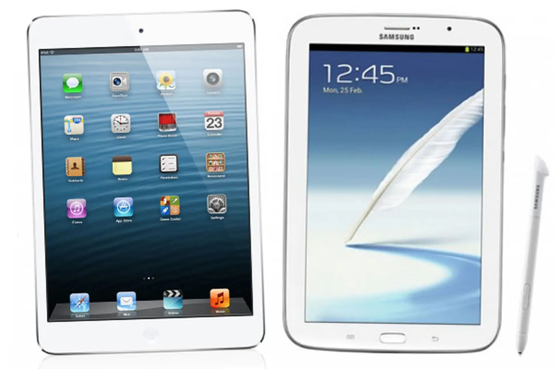 So sánh Galaxy Note 8.0 và iPad Mini Retina