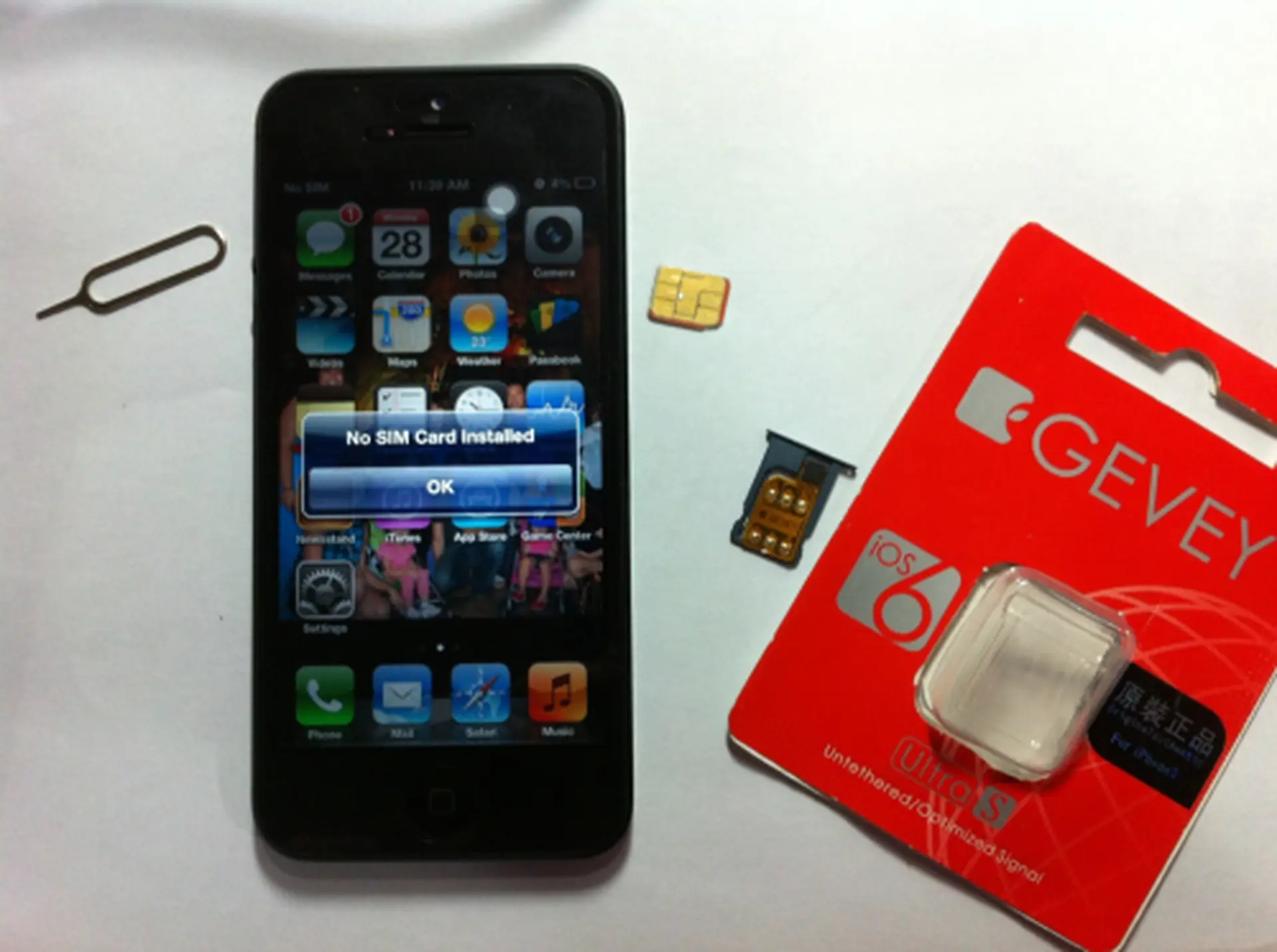 Cách khắc phục lỗi trên iPhone 4, 4s, 5, 5s khi dùng sim ghép để unlock