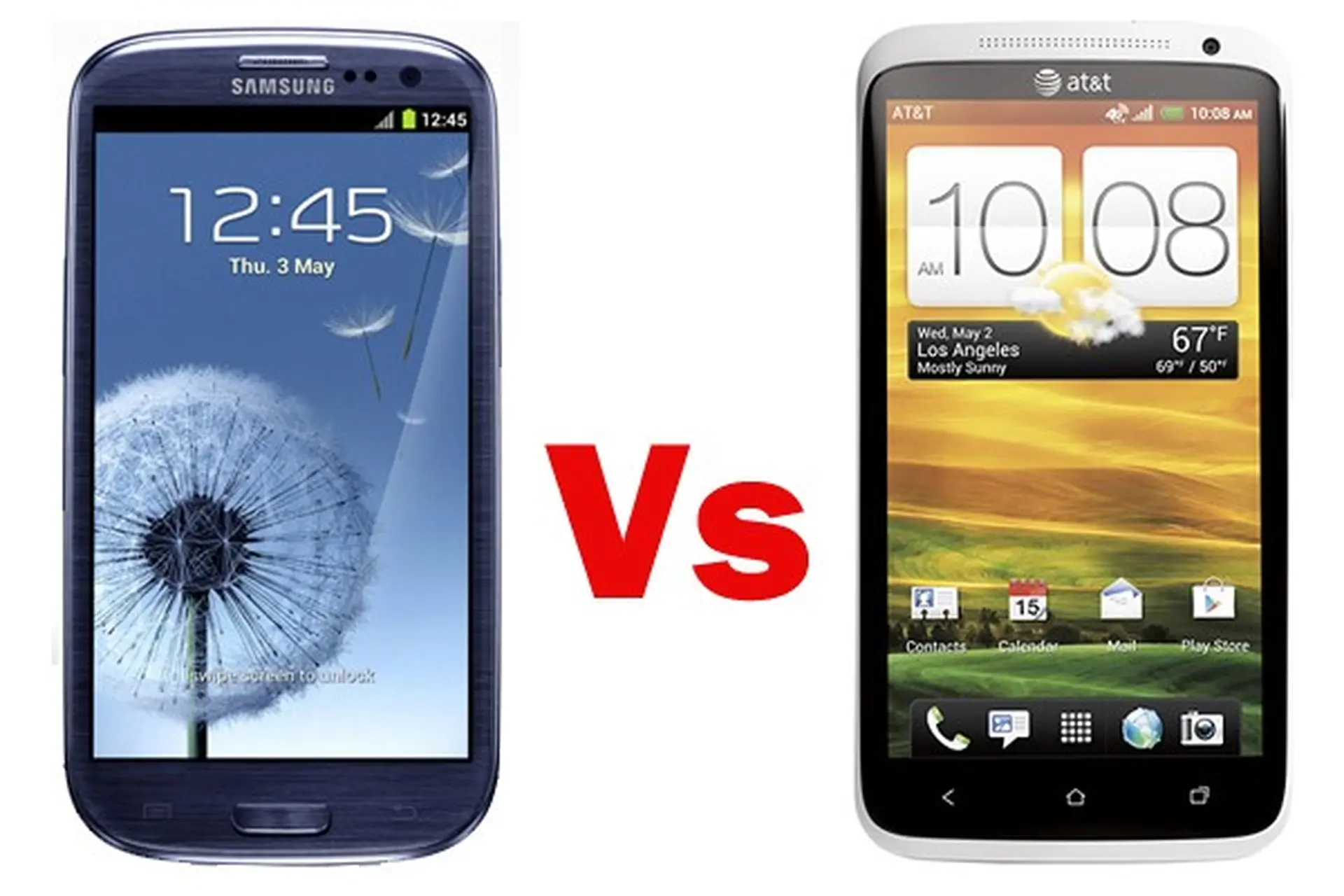 So sánh Samsung galaxy s3 vs HTC One X