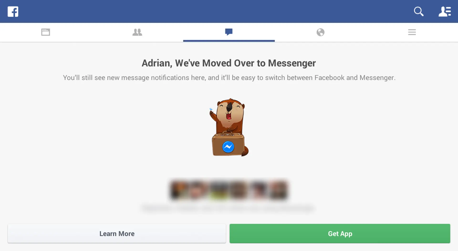 Người dân phản ứng mạnh khi tính năng “chat” trên Facebook bị gỡ bỏ