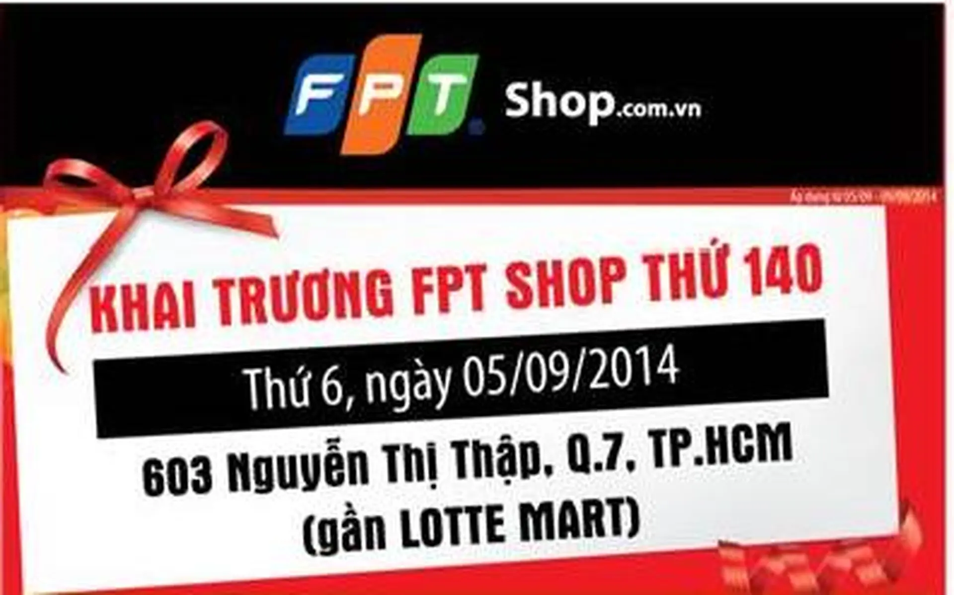 FPT Shop khai trương cửa hàng thứ 143 trên toàn quốc