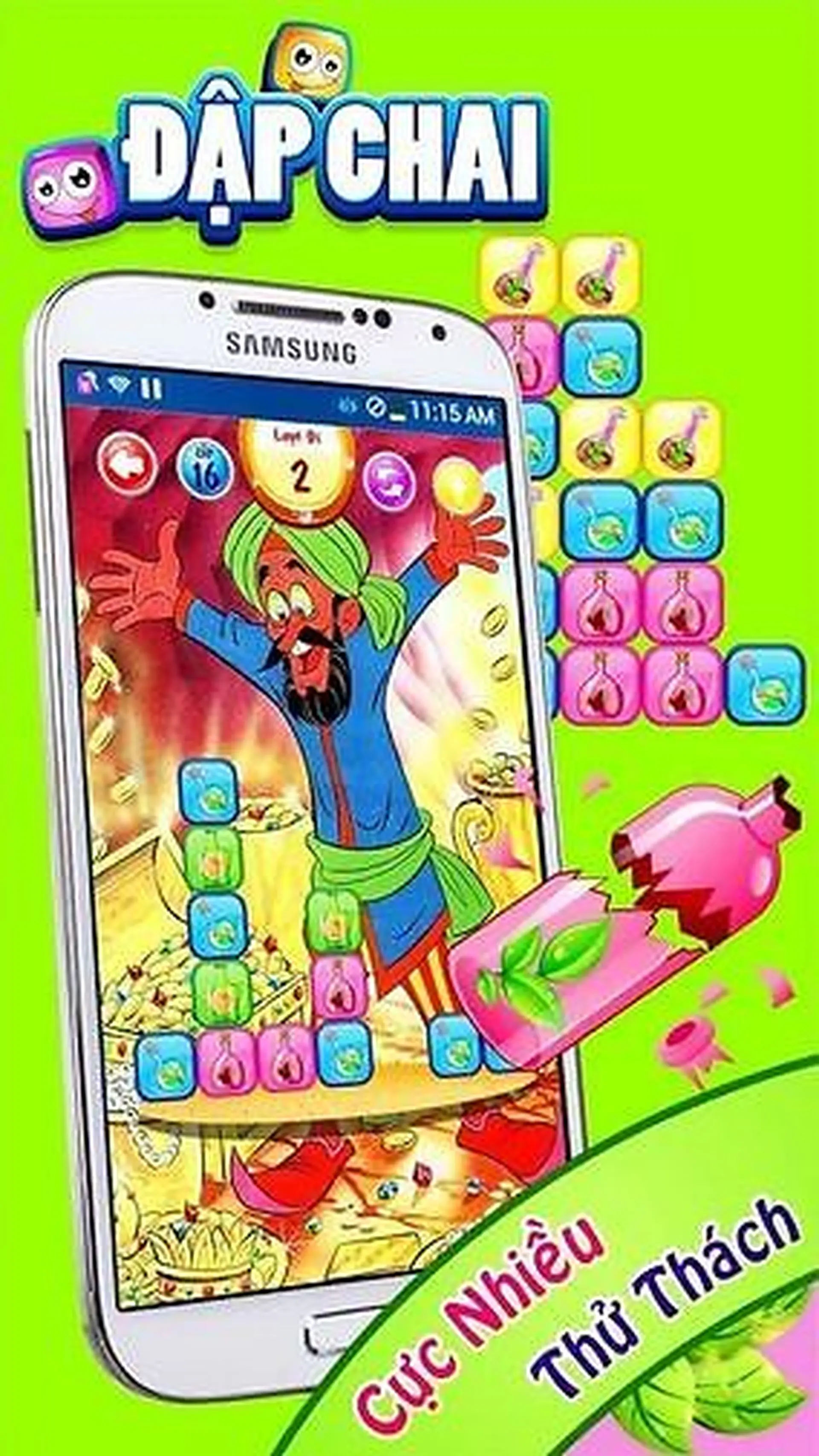 Đáp án game Đập chai (Bottle Crush) - Full video màn Biển