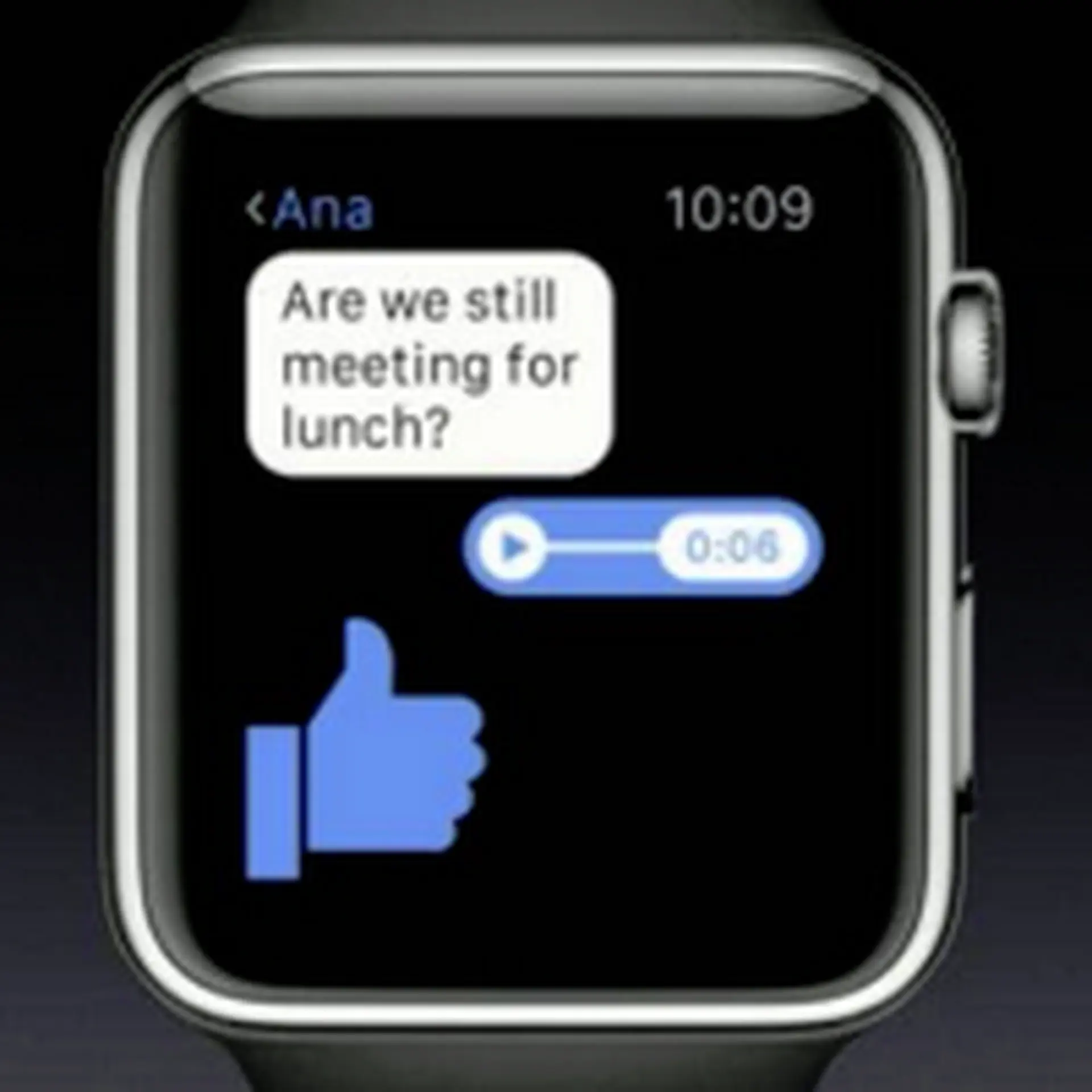 Facebook cập nhật phiên bản Mesenger chạy trên Apple Watch
