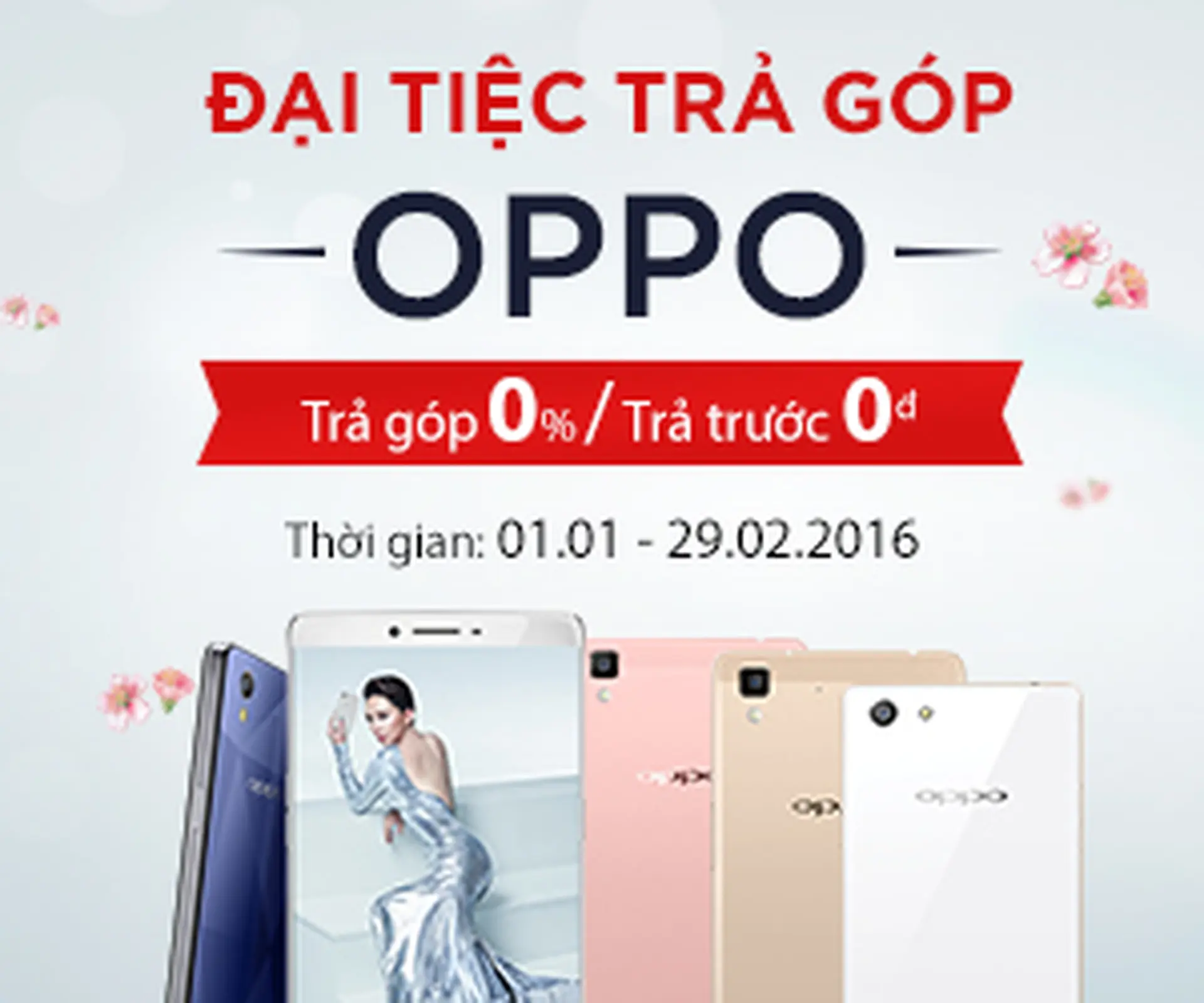 Đại tiệc trả góp OPPO