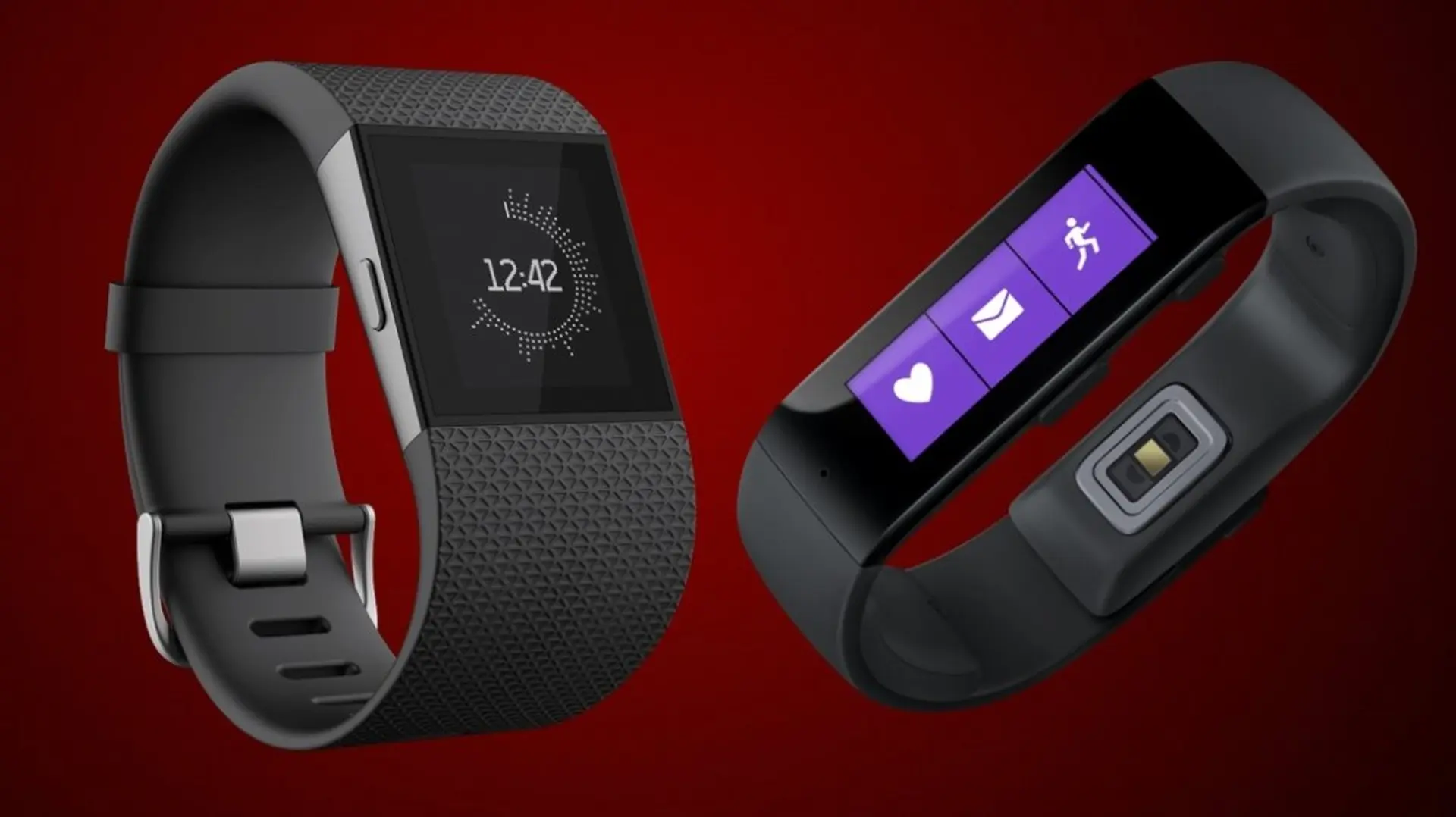 So sánh vòng đeo tay thông minh Fitbit Surge và Microsoft Band