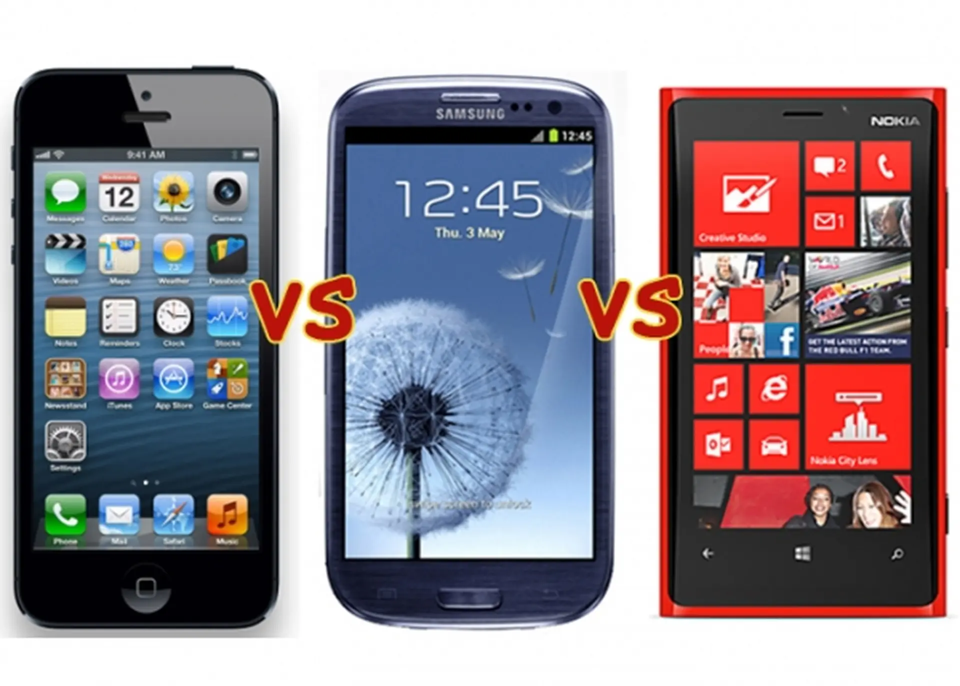 Nên chọn Apple iPhone 5, Samsung Galaxy S3 hay Nokia Lumia 920: Về thiết kế, màn hình và Pin