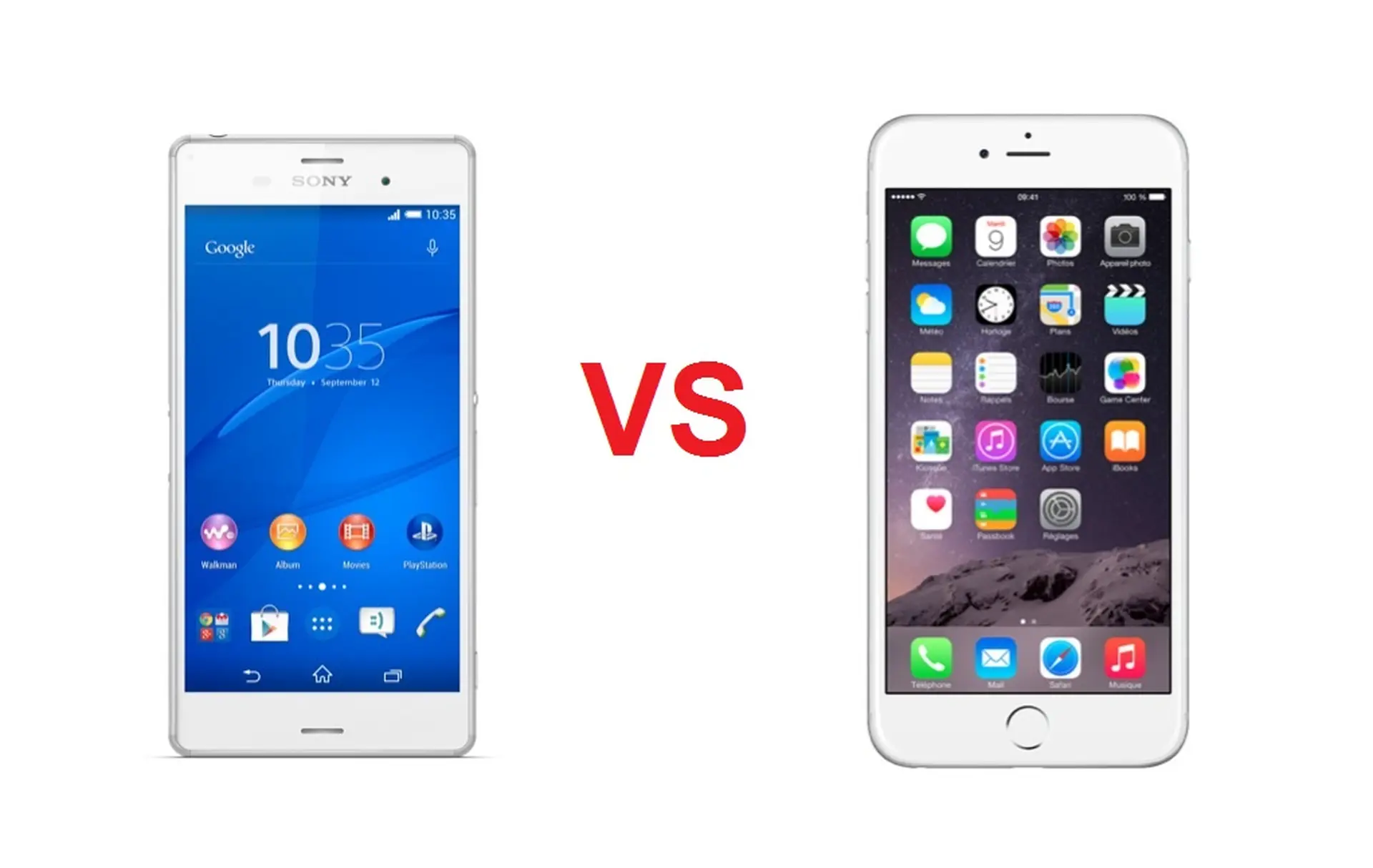 So sánh Apple iPhone 6 Plus và Sony Xperia Z3: thiết kế, màn hình và hiệu năng.