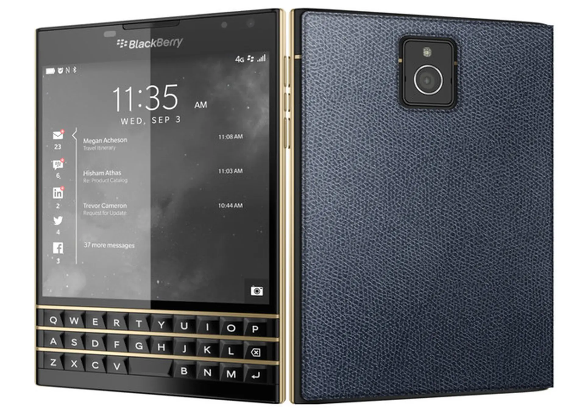 BlackBerry Passport Black & Gold sản xuất giới hạn 50 chiếc