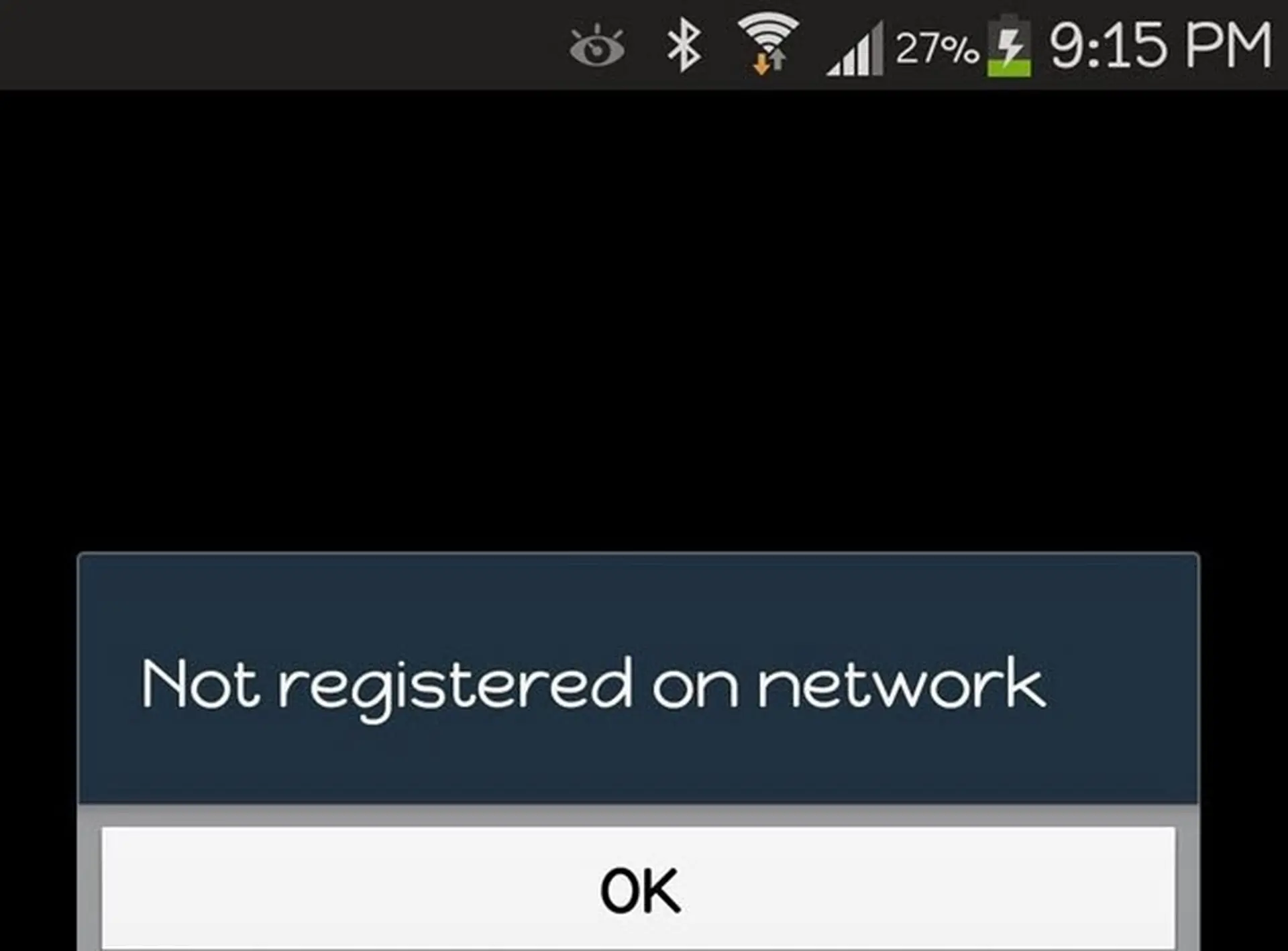 Nguyên nhân và cách khắc phục lỗi Not registered on network trên thiết bị Android