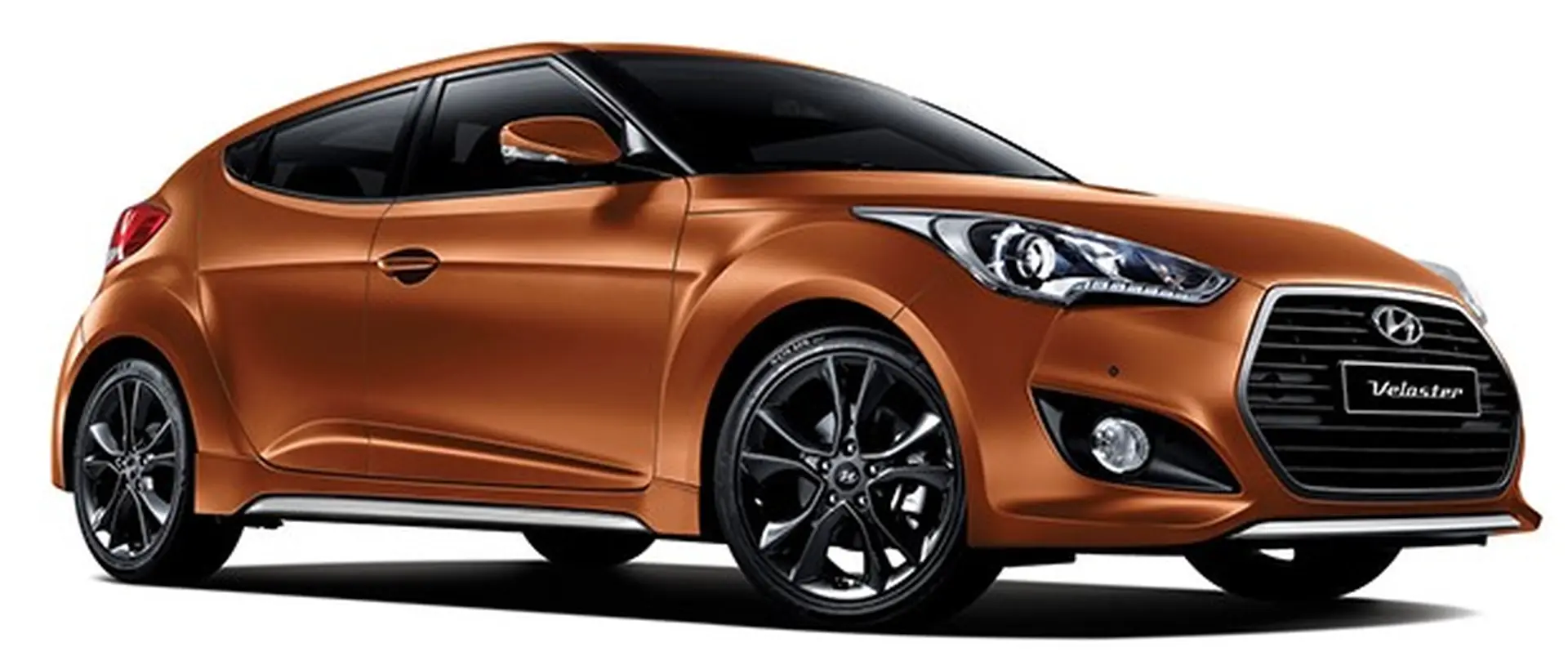 Hình ảnh về chiếc Hyundai Veloster Turbo với hộp số ly hợp kép 7 cấp