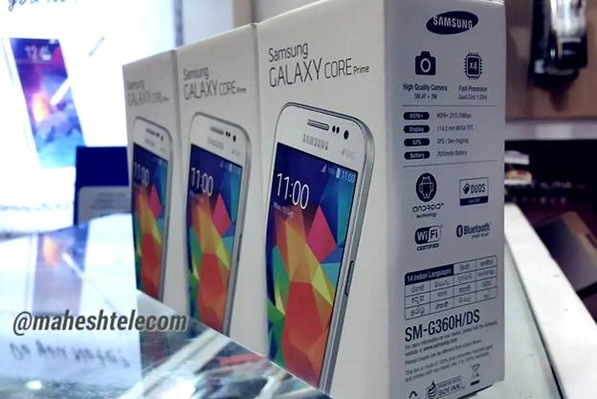 Trên tay chiếc điện thoại Samsung Galaxy Core Prime