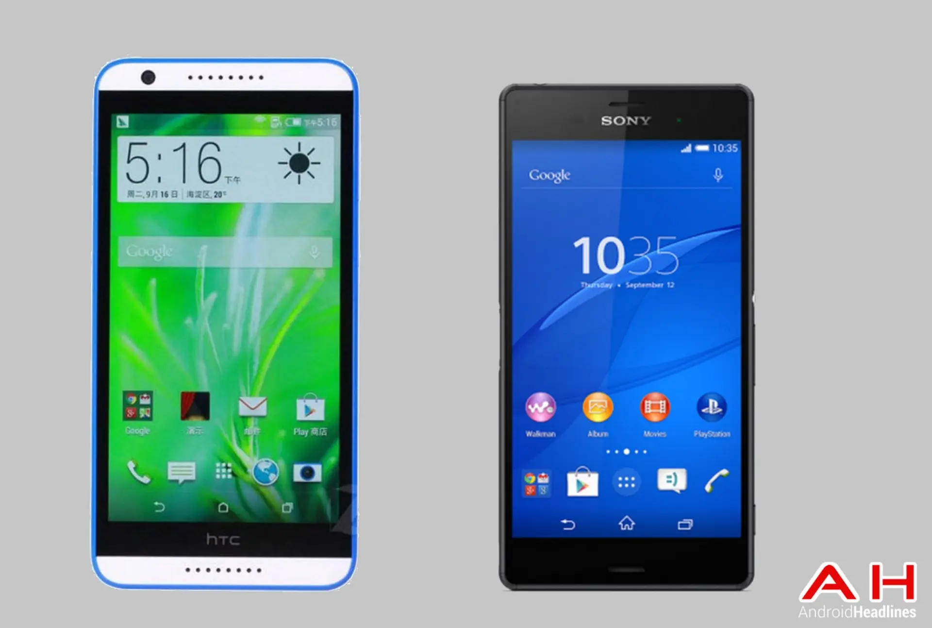 So sánh HTC Desire 820 và Sony Xperia Z3