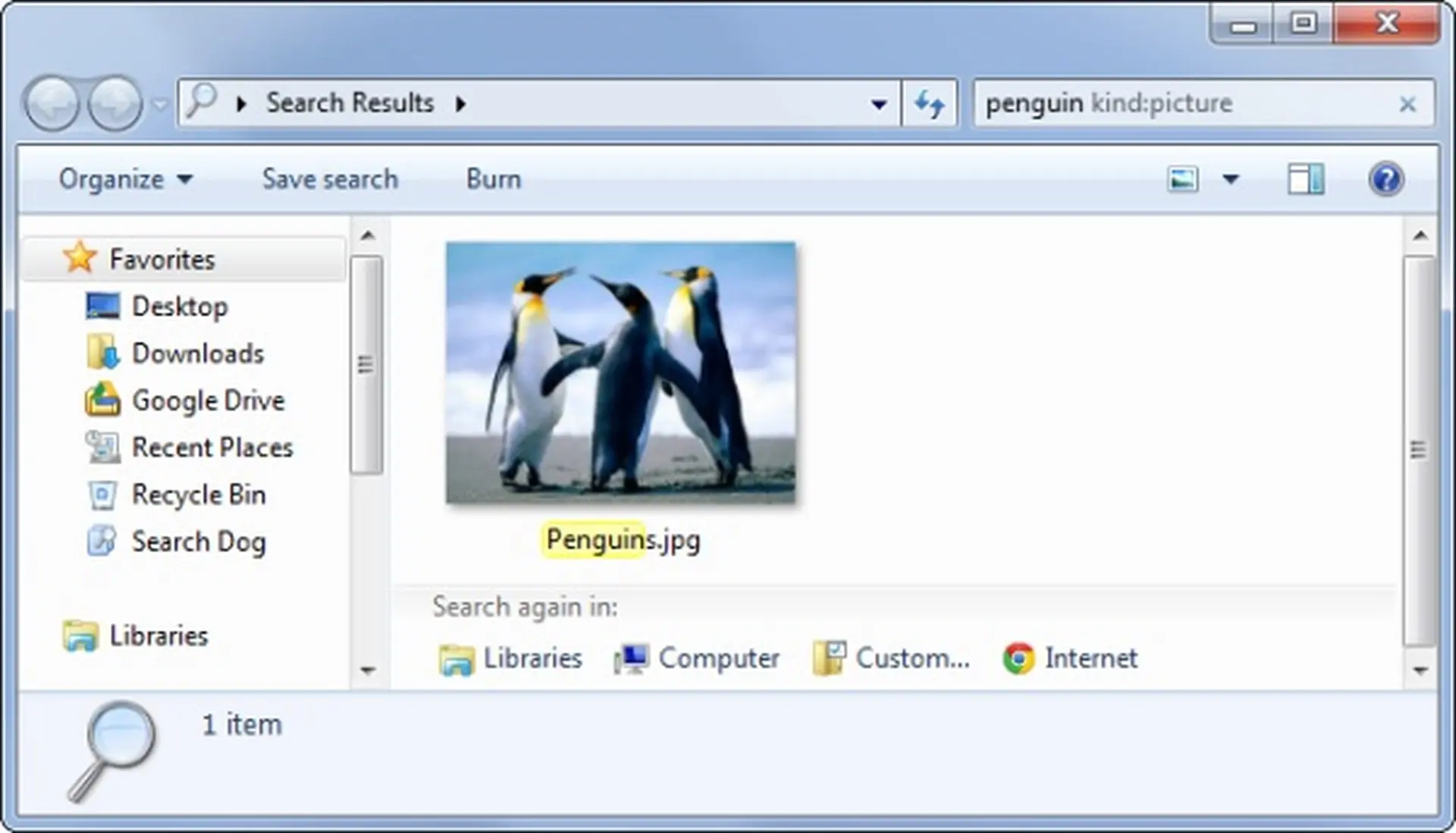 Mẹo tìm kiếm dữ liệu nhanh trên windows