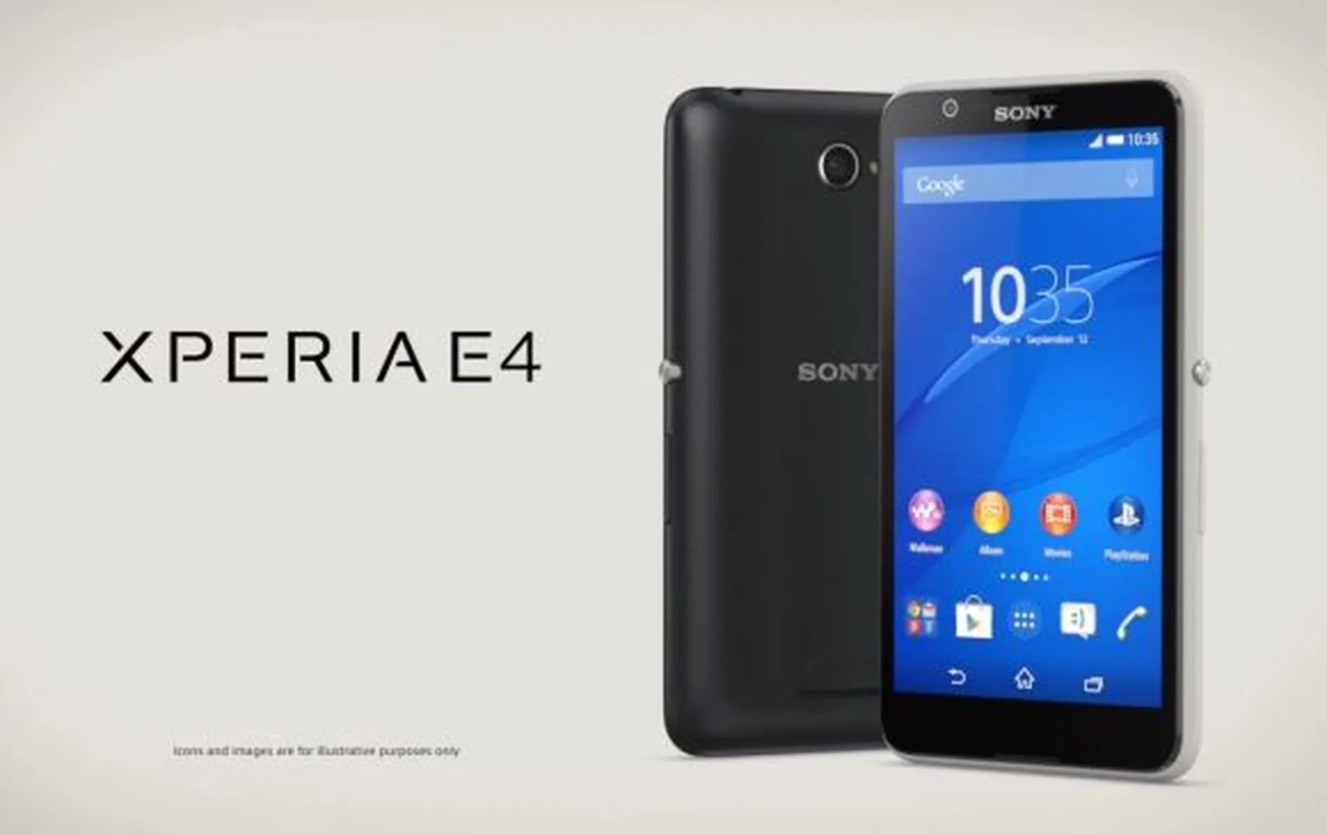 Sony công bố Xperia E4: màn hình 5 inch, bộ vi xử lý MediaTek