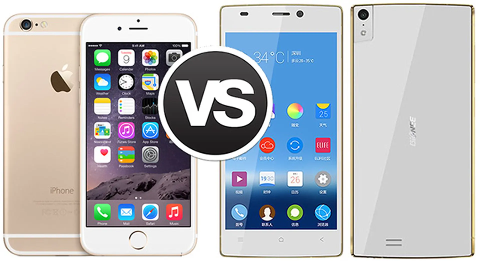So sánh Gionee Elife S5.5 với iPhone 6 của Apple