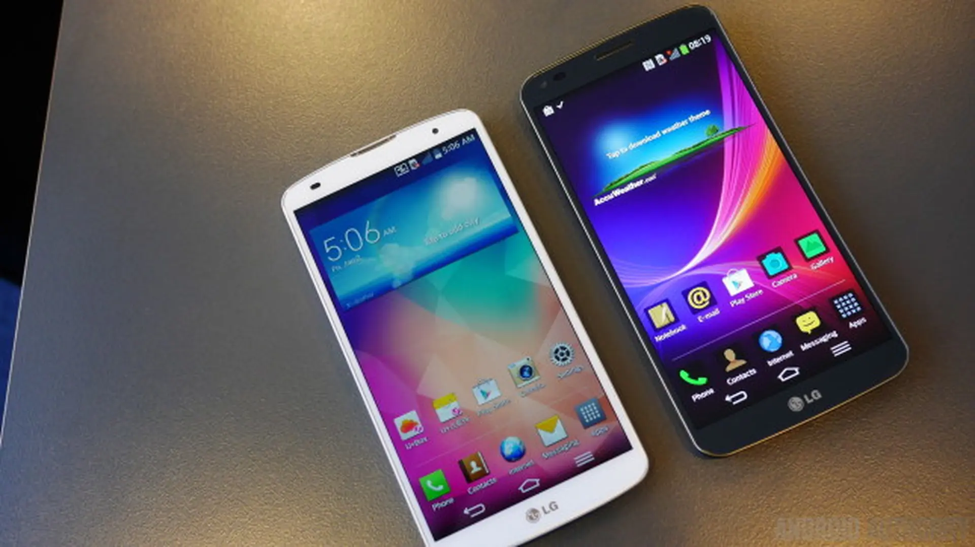 So sánh điện thoại LG G Pro 2 với điện thoại LG G Flex
