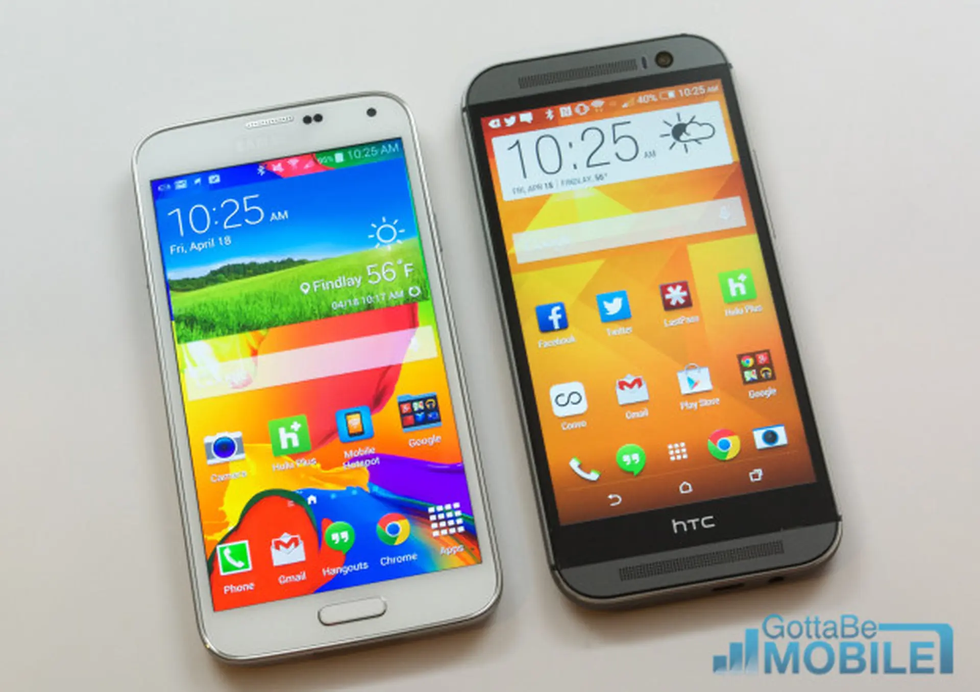So sánh HTC One M9 và Galaxy S5