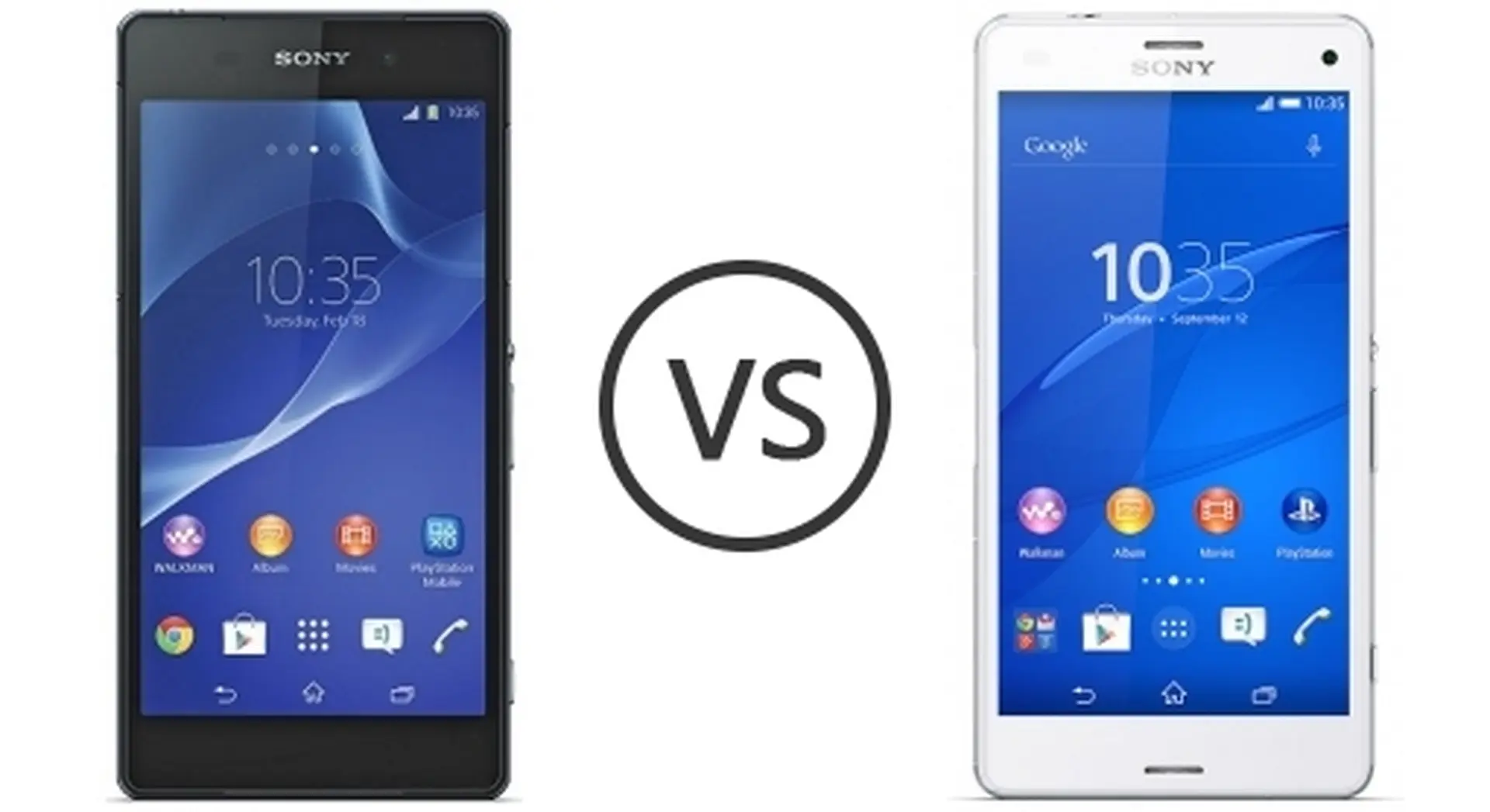 So sánh Sony Xperia Z2a vs Sony Xperia Z3 