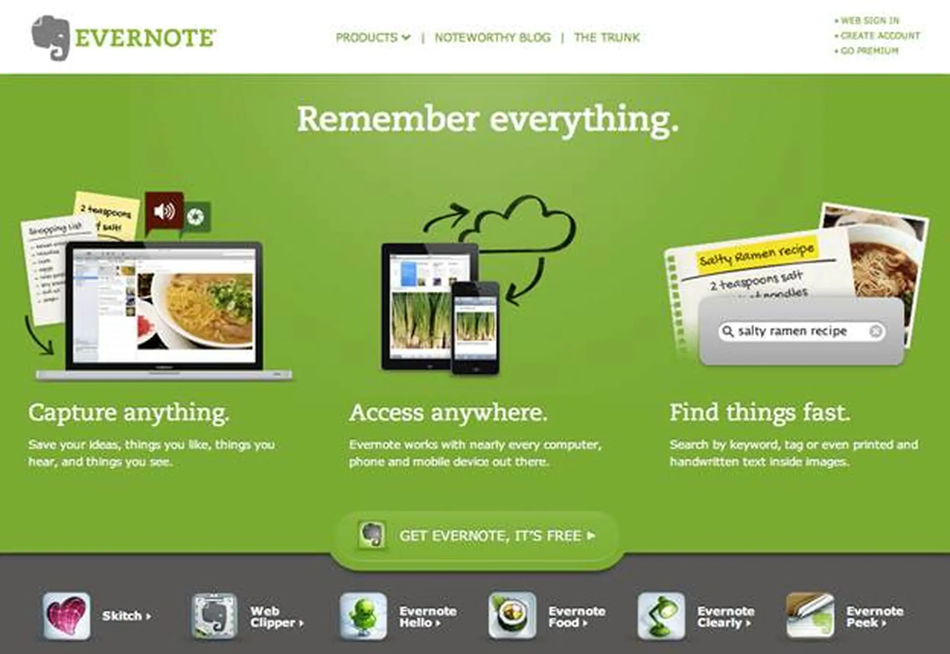Download trong ngày: Evernote