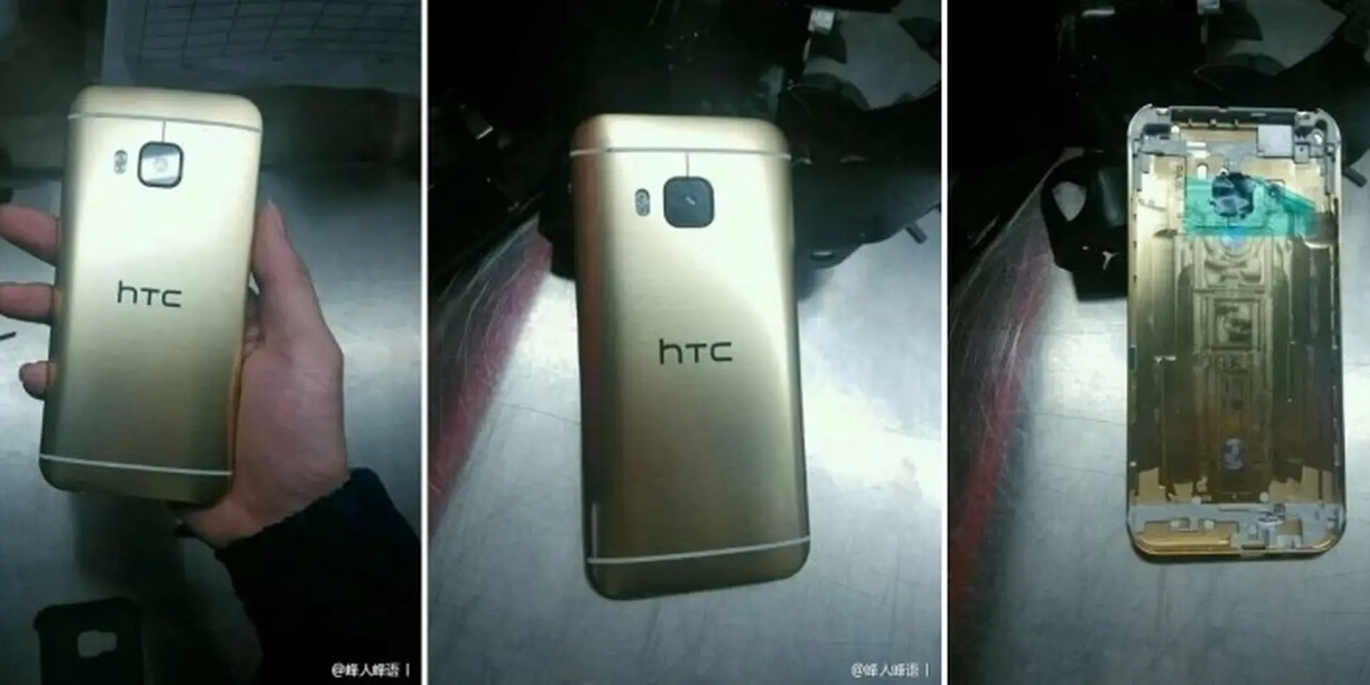 Rò rỉ hình ảnh HTC One M9 phiên bản vàng champange