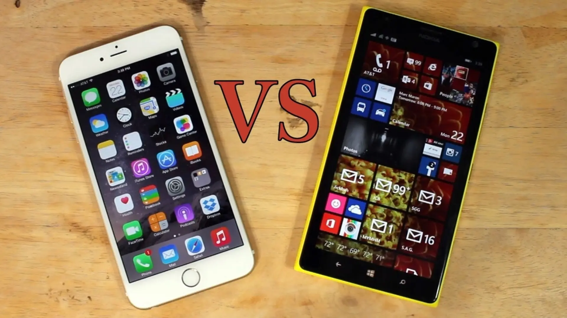 So sánh chi tiết Apple iPhone 6 Plus và Nokia Lumia 1520