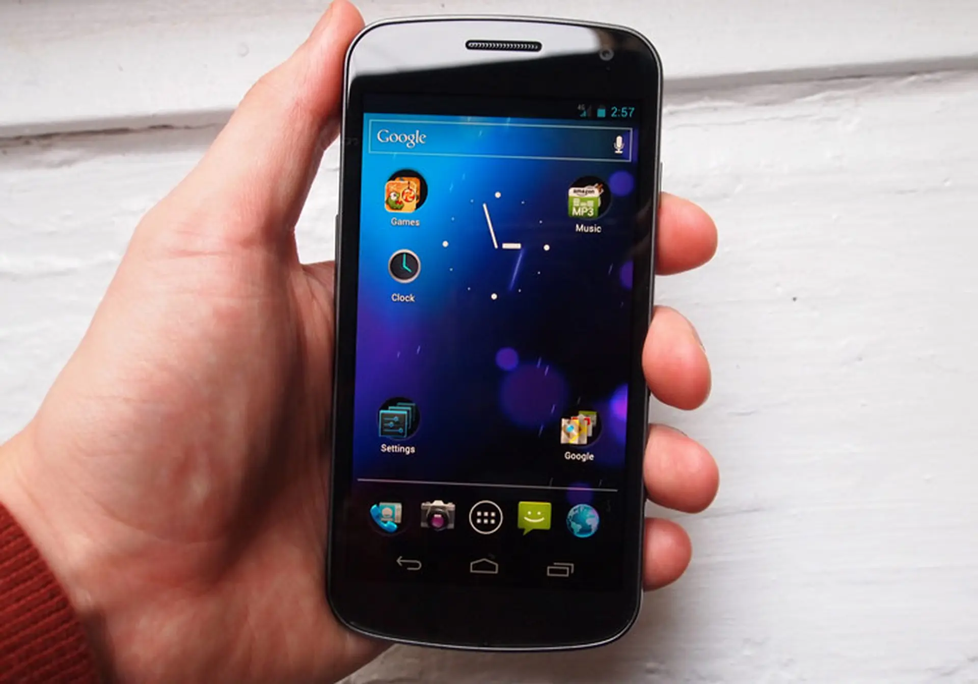 Màn hình và giao diện sử dụng trên smartphone Galaxy Nexus