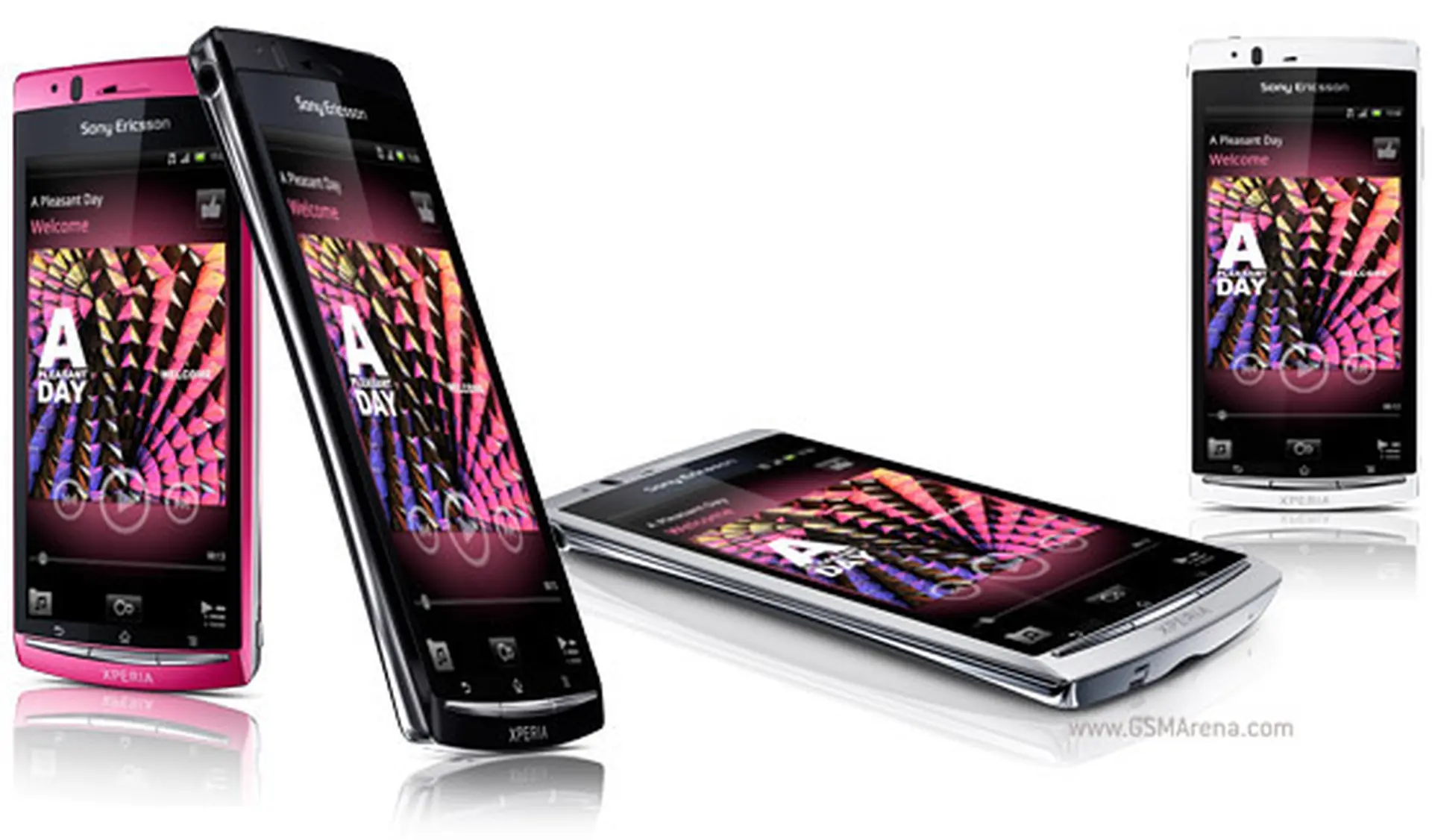 Khả năng hiển thị và giao diện người dùng trên Sony Ericsson Xperia Arc S