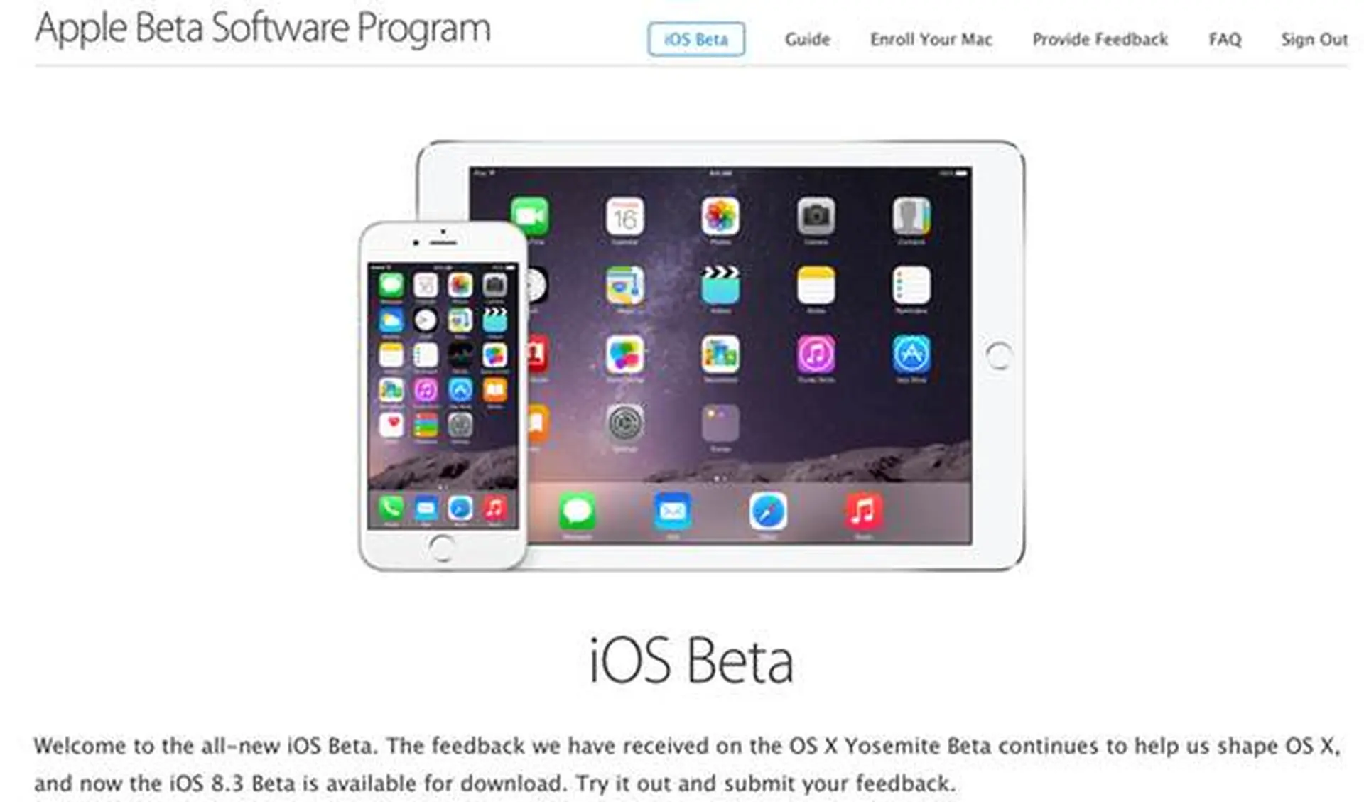Apple giới thiệu phiên bản public beta cho iOS 8.3