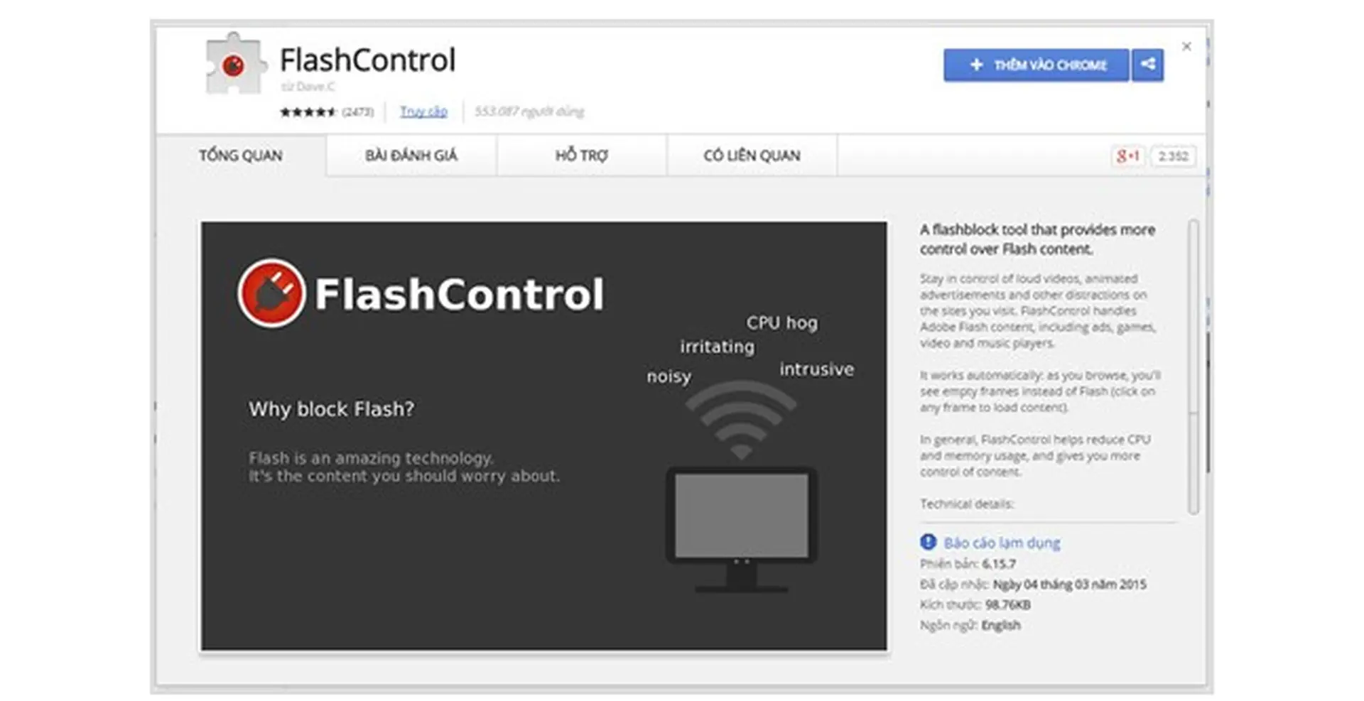Tắt mở flash trên Firefox và Chrome khi lướt web